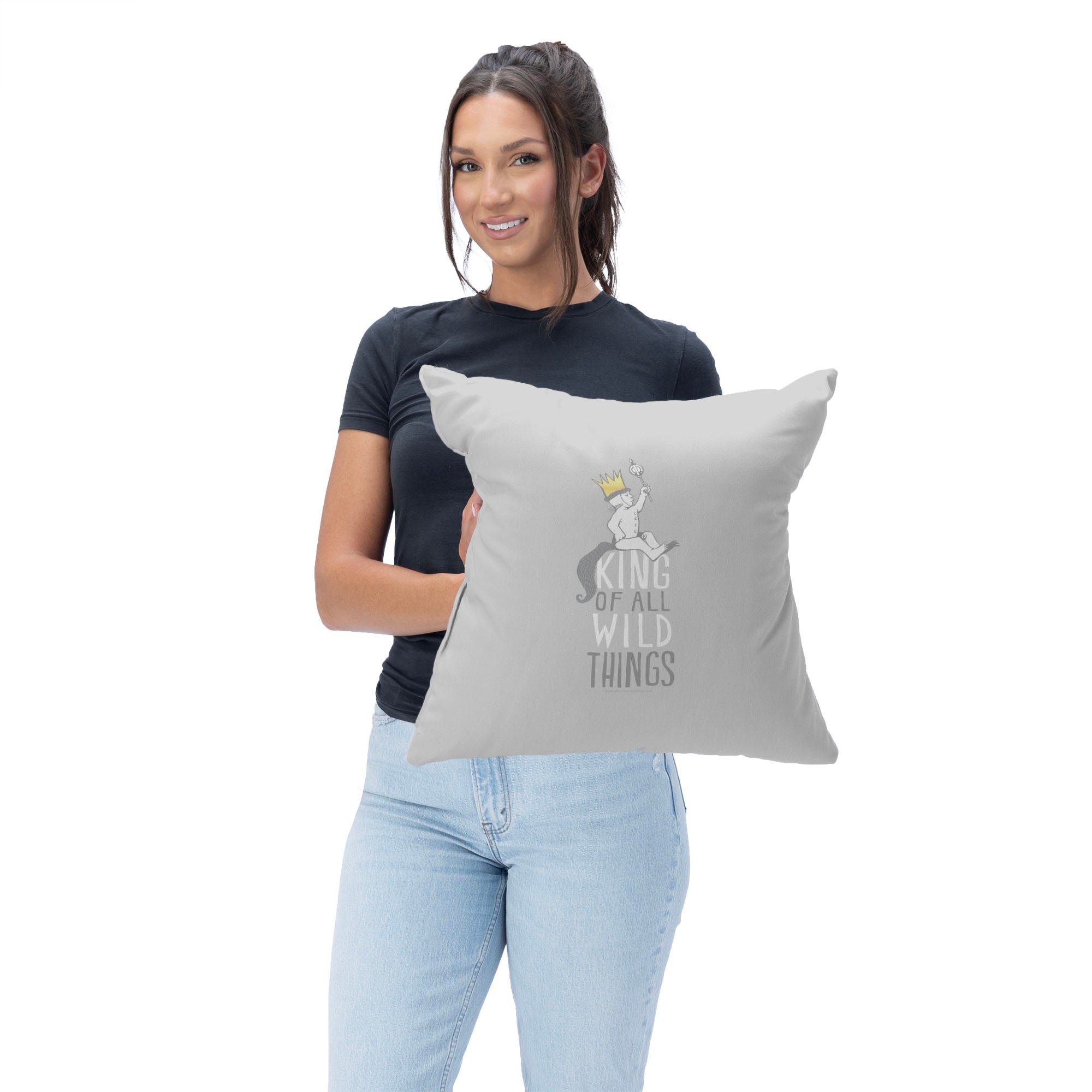 Warner Bros. Where the Wild Things Are King of All Throw Pillow 18X18 Inches