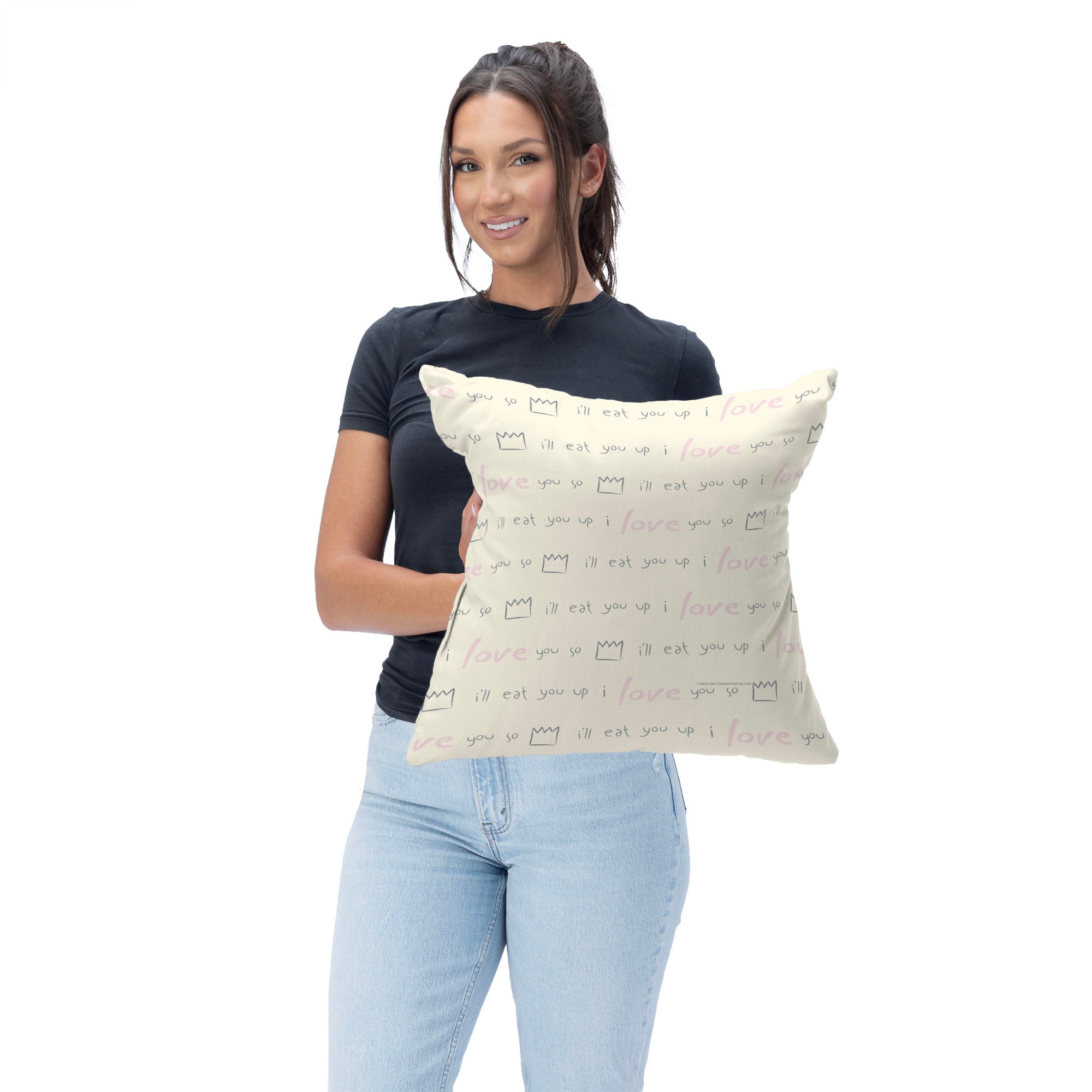 Warner Bros. Where the Wild Things Are We'll Eat You Up Throw Pillow 18X18 Inches