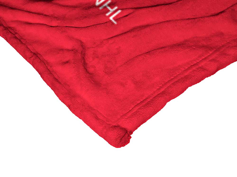 NHL Washington Capitals Colorblock Personalized Silk Touch Throw Blanket 50x60 Inches