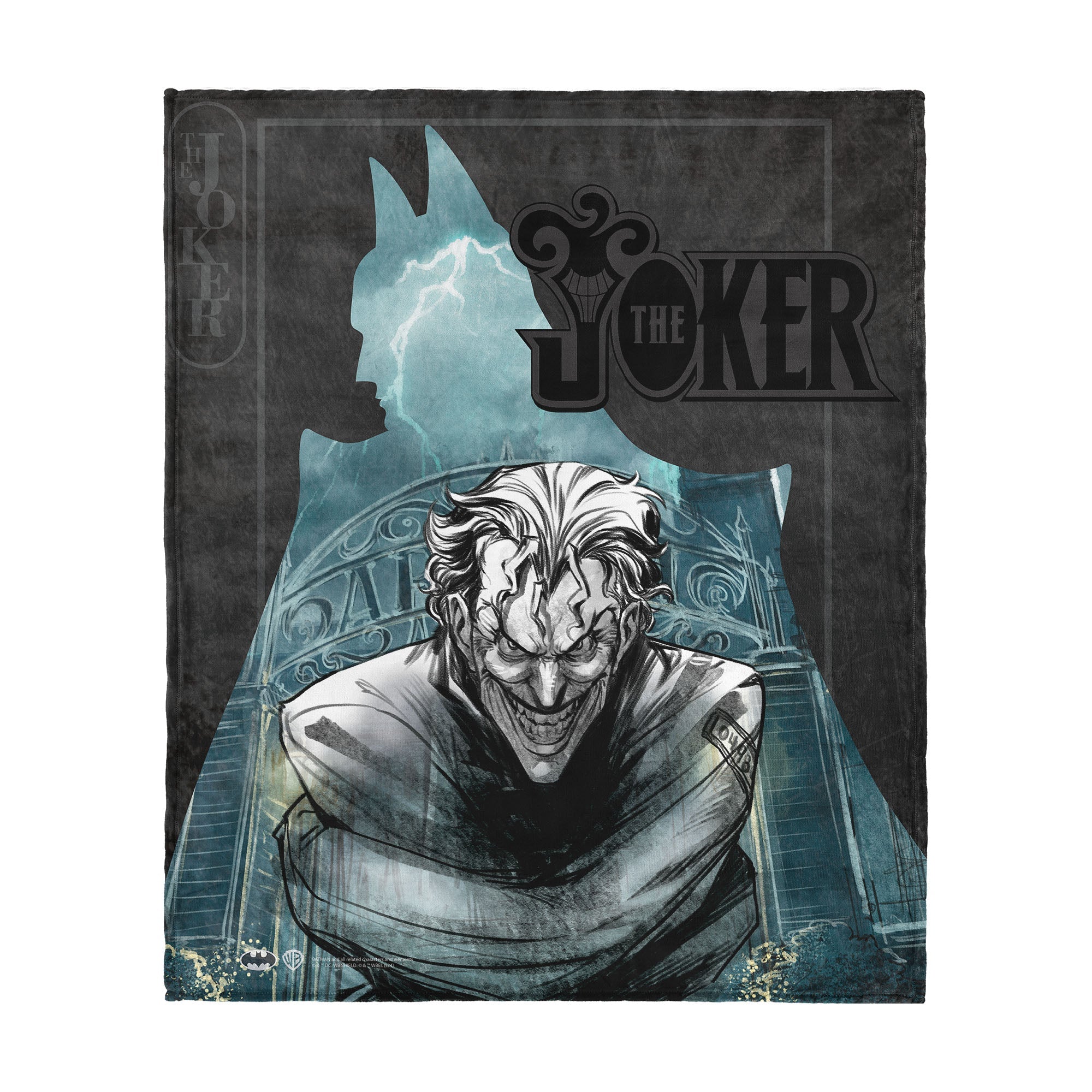 Warner Bros. DC Joker's Embrace Silk Touch Throw Blanket 50x60 Inches