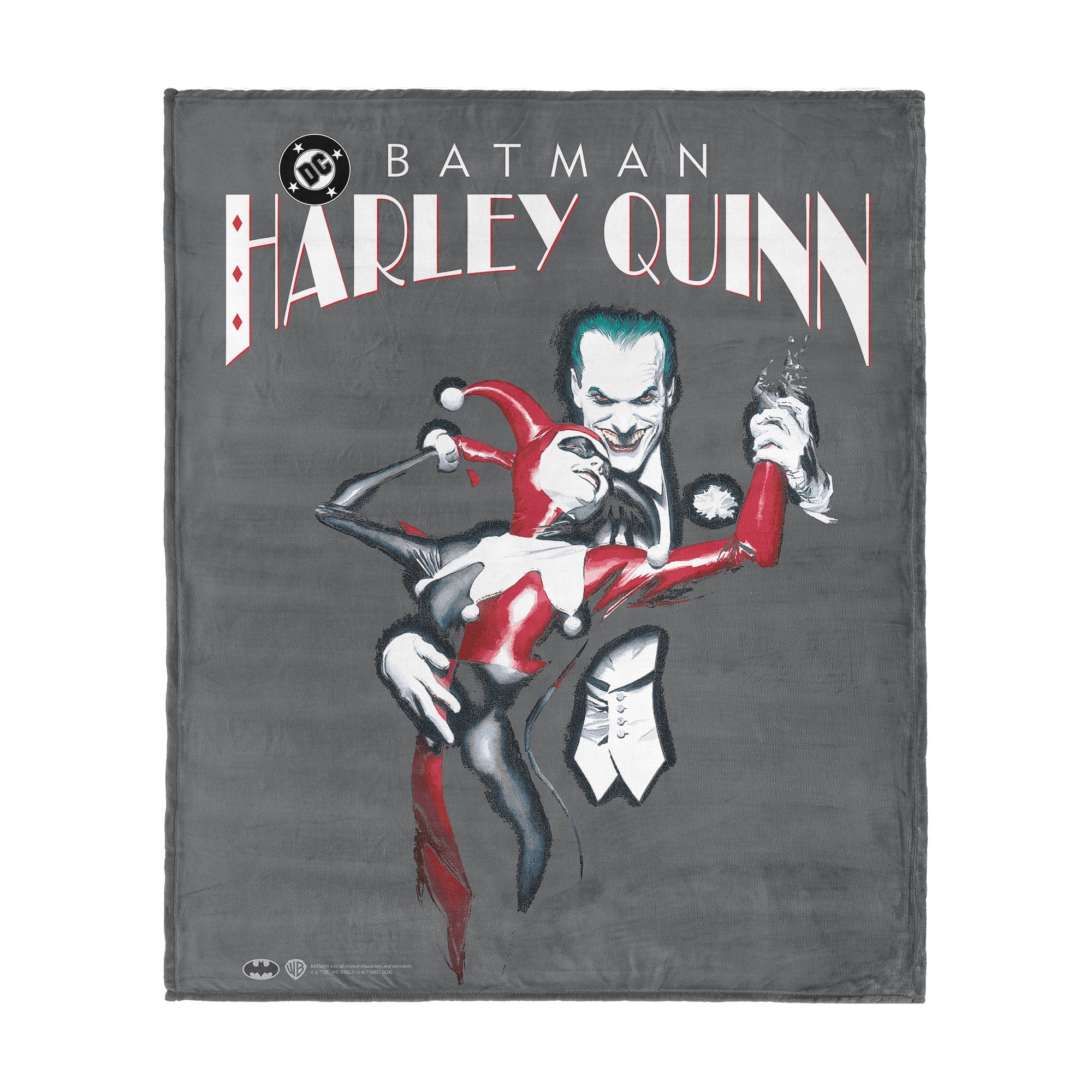 Warner Bros. DC Joker Tango Silk Touch Throw Blanket 50x60 Inches