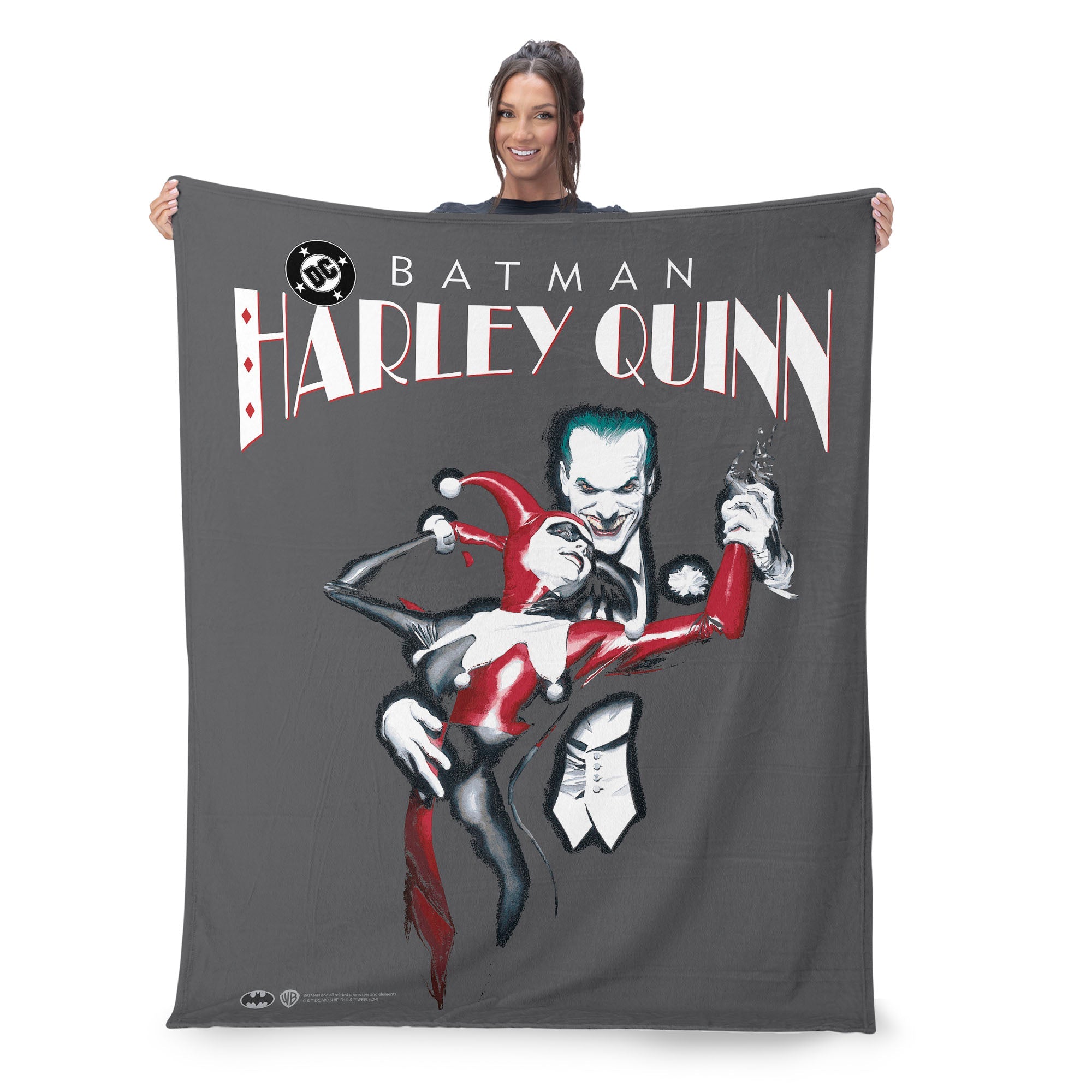 Warner Bros. DC Joker Tango Silk Touch Throw Blanket 50x60 Inches