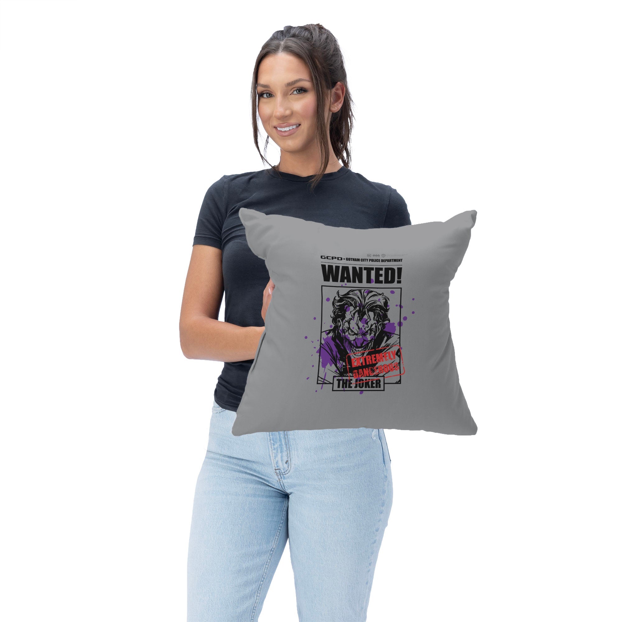 Warner Bros. DC Extremely Dangerous Throw Pillow 18X18 Inches