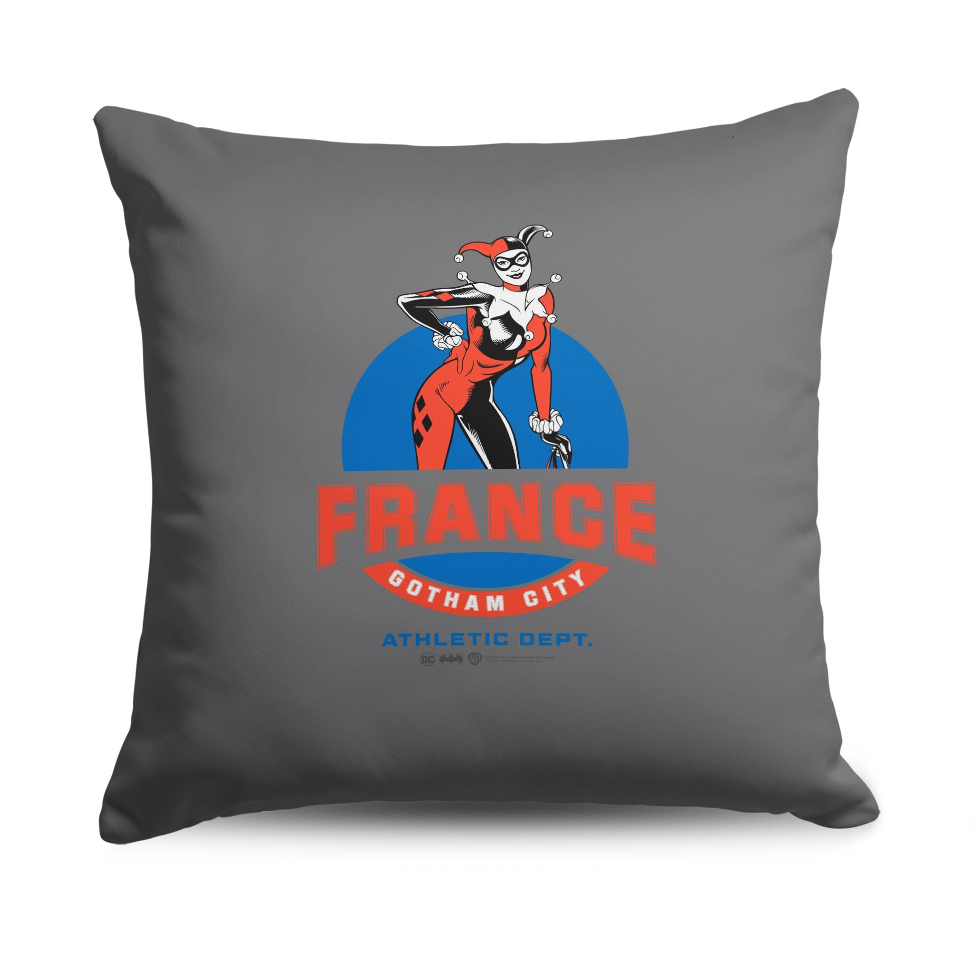 Warner Bros. DC Gotham Athletic Dept. Throw Pillow 18X18 Inches