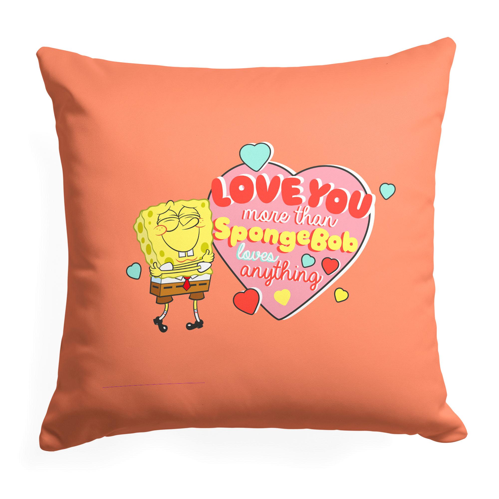 Nickelodeon Spongebob Squarepants Love You Throw Pillow 18x18 inches