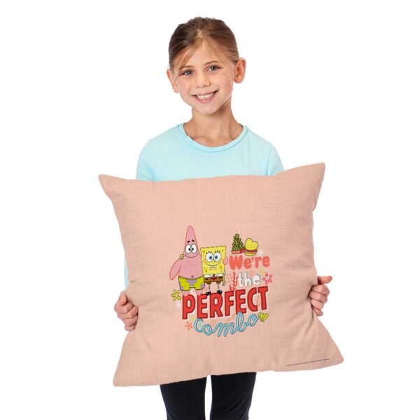 Nickelodeon Spongebob Squarepants Perfect Combo Throw Pillow 18x18 inches