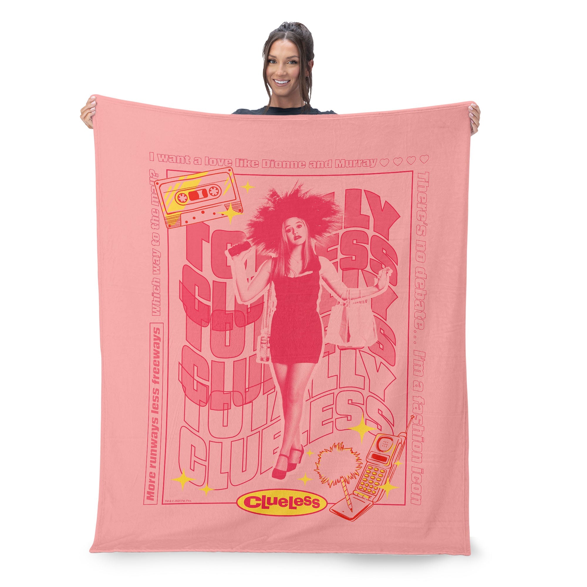 Paramount Clueless Totally Clueless Silk Touch Throw Blanket 50X60 Inches