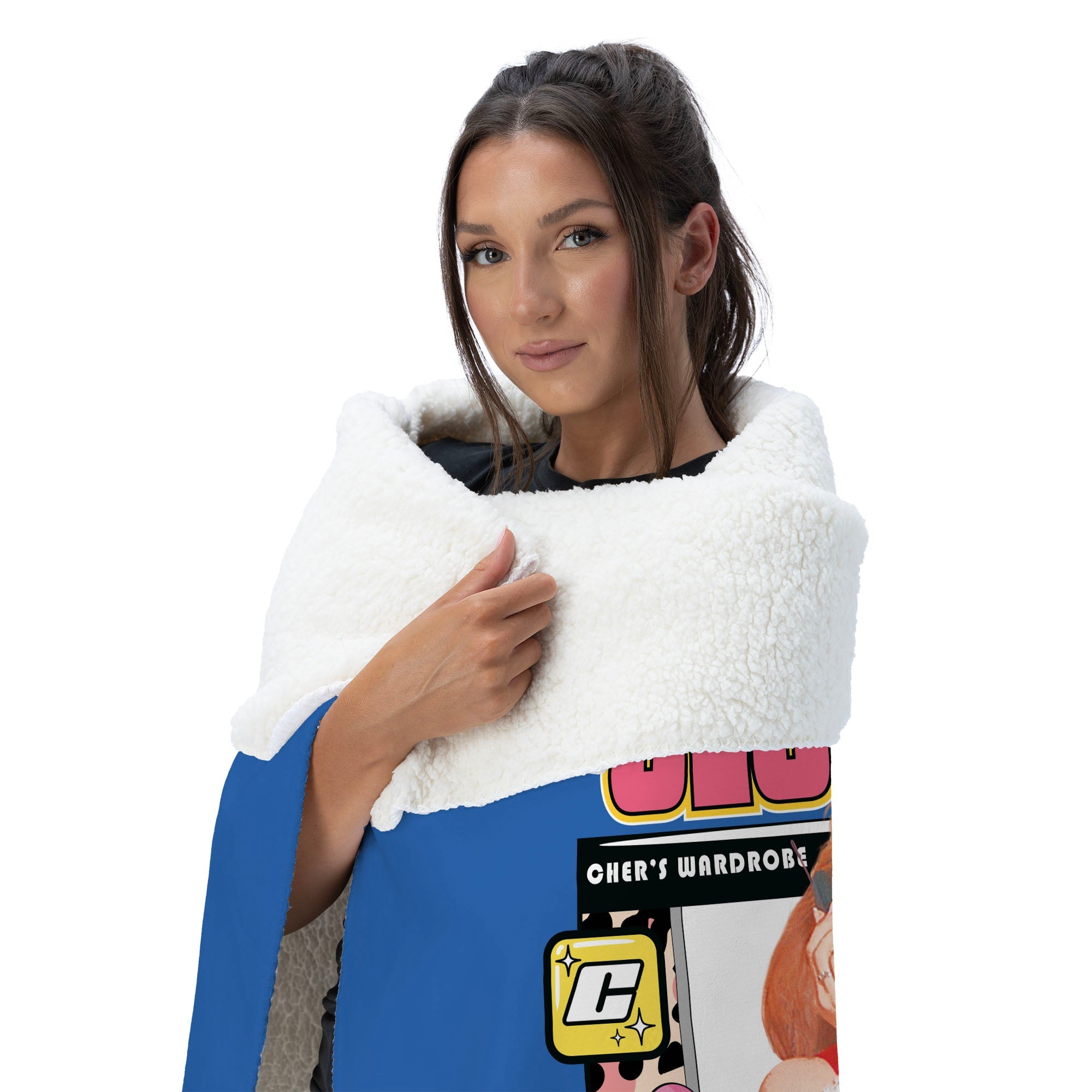 Paramount Clueless More Runways Silk Touch Sherpa Throw Blanket 50X60 Inches