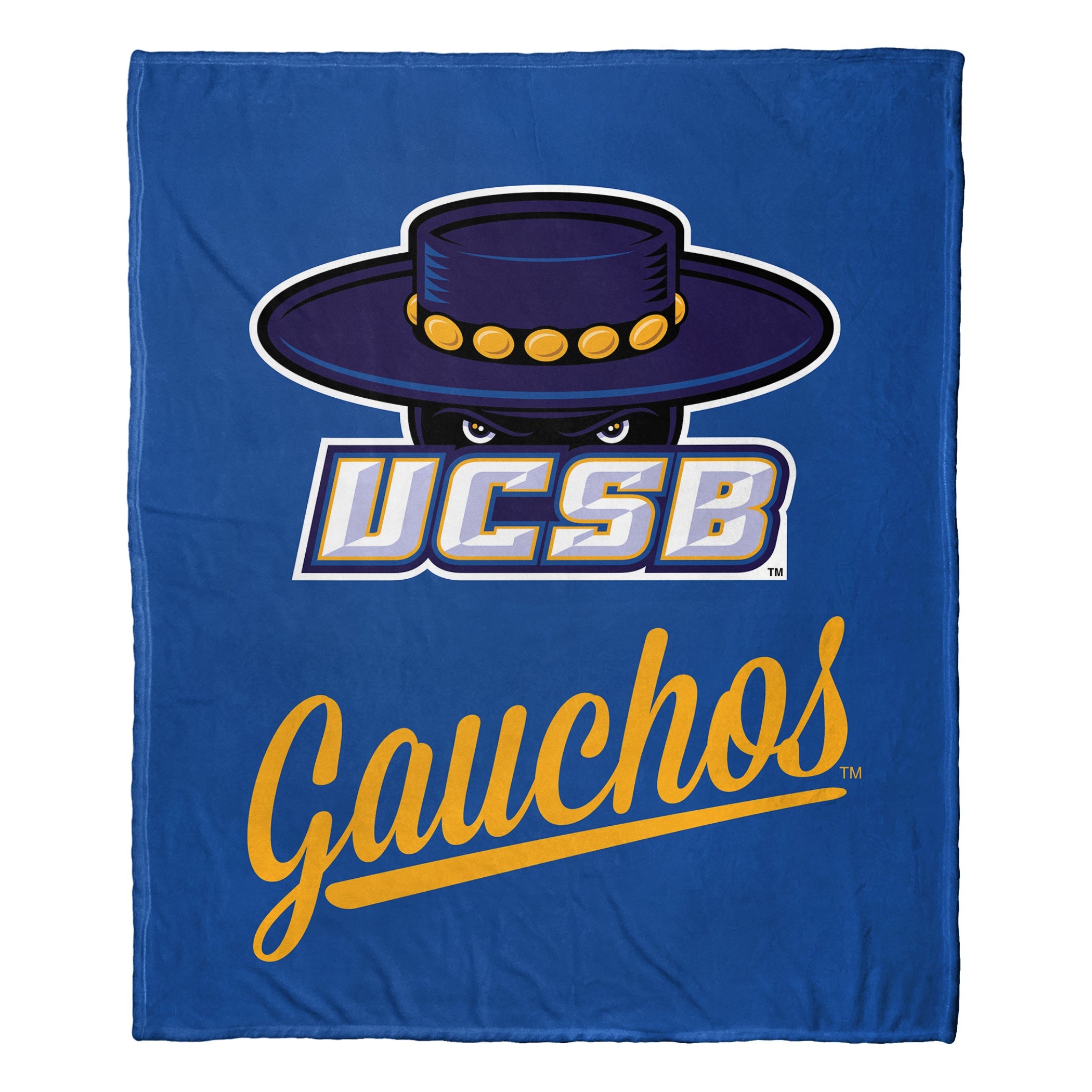 NCAA Uc Santa Barbara Gauchos Alumni Silk Touch Throw Blanket 50x60 Inches