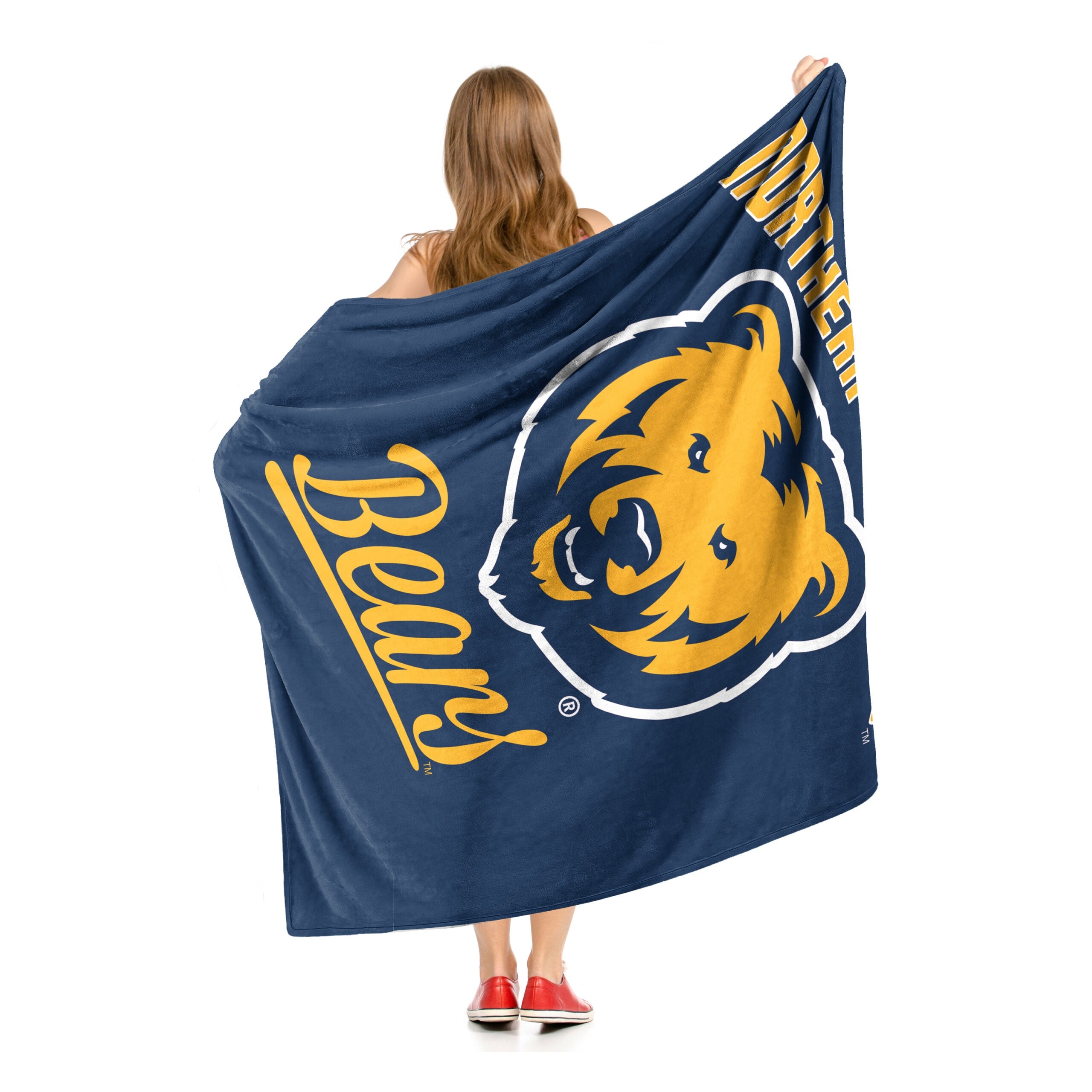 NCAA Northern Colorado Bears Alumni Silk Touch Throw Blanket 50x60 Inches