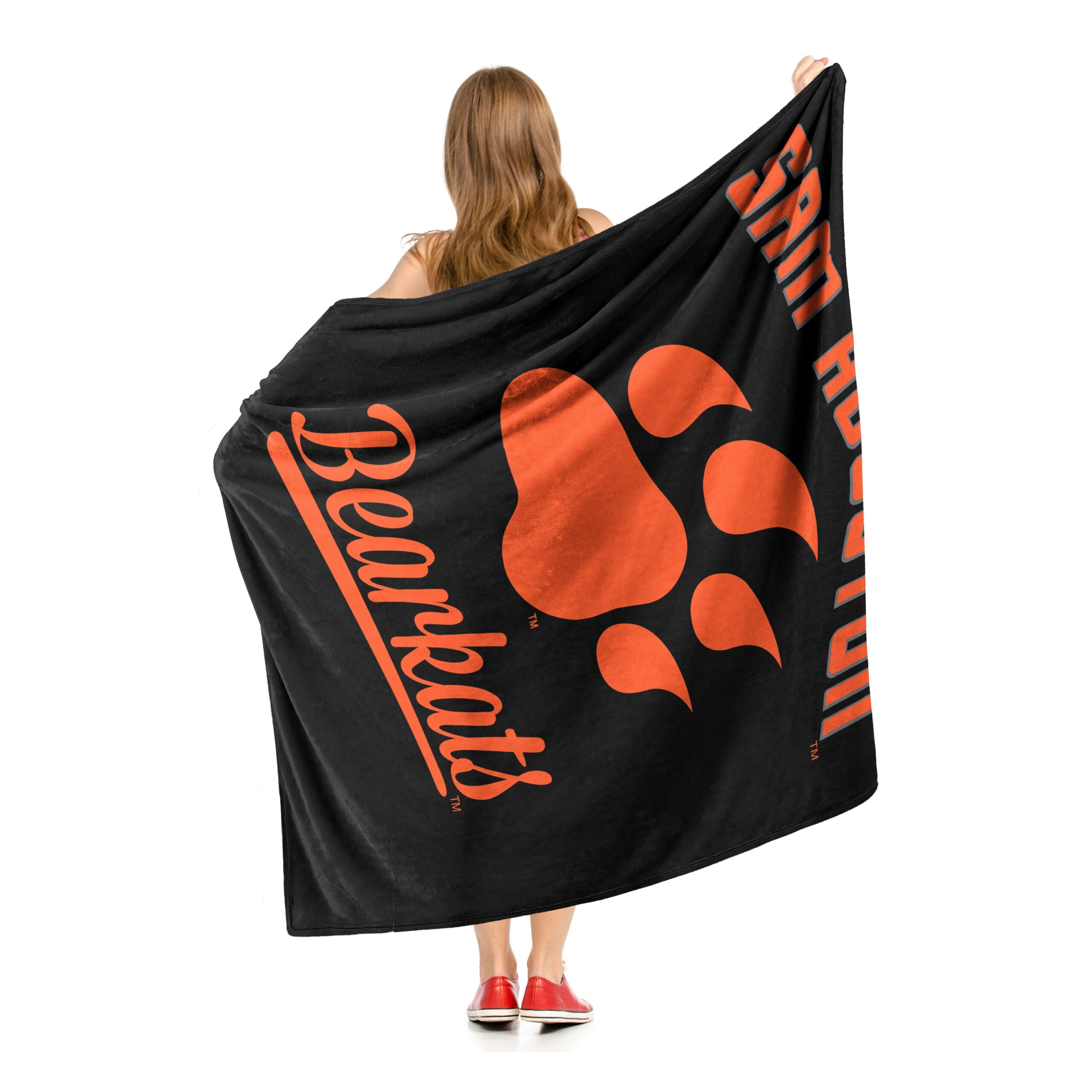 NCAA Sam Houston State Bearkats Alumni Silk Touch Throw Blanket 50x60 Inches