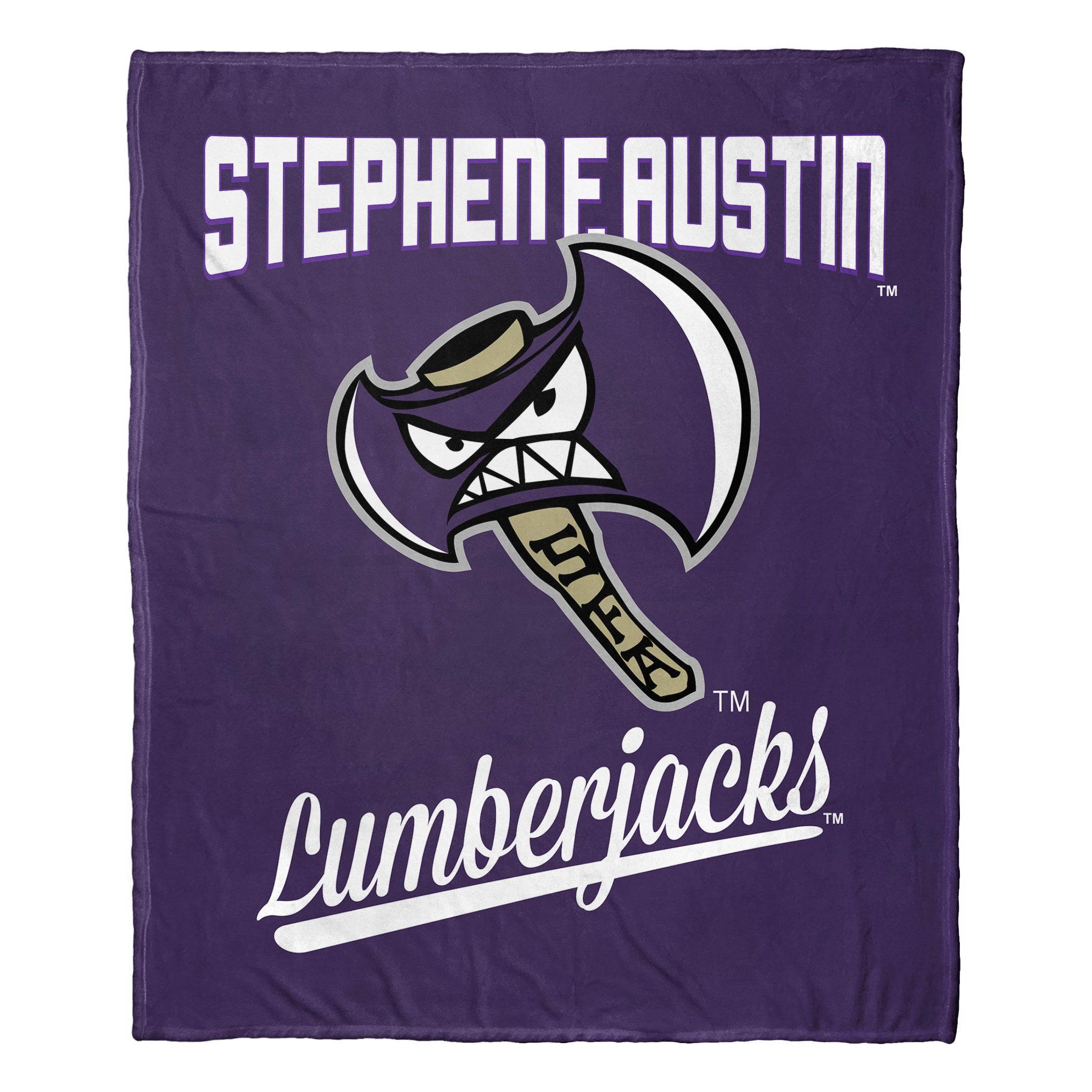 NCAA Stephen F Austin Lumberjacks Alumni Silk Touch Throw Blanket 50x60 Inches