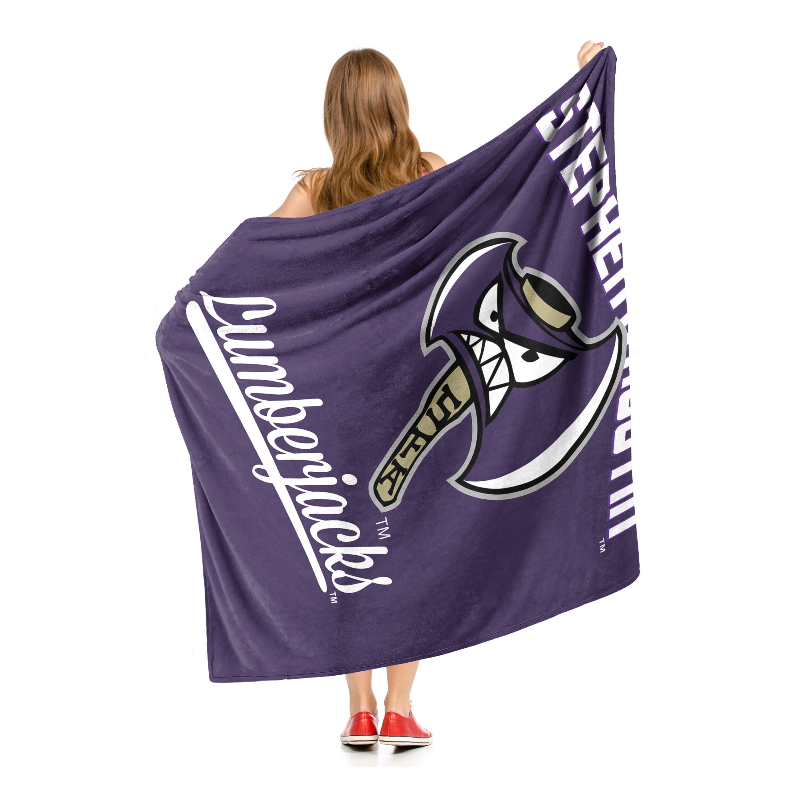 NCAA Stephen F Austin Lumberjacks Alumni Silk Touch Throw Blanket 50x60 Inches