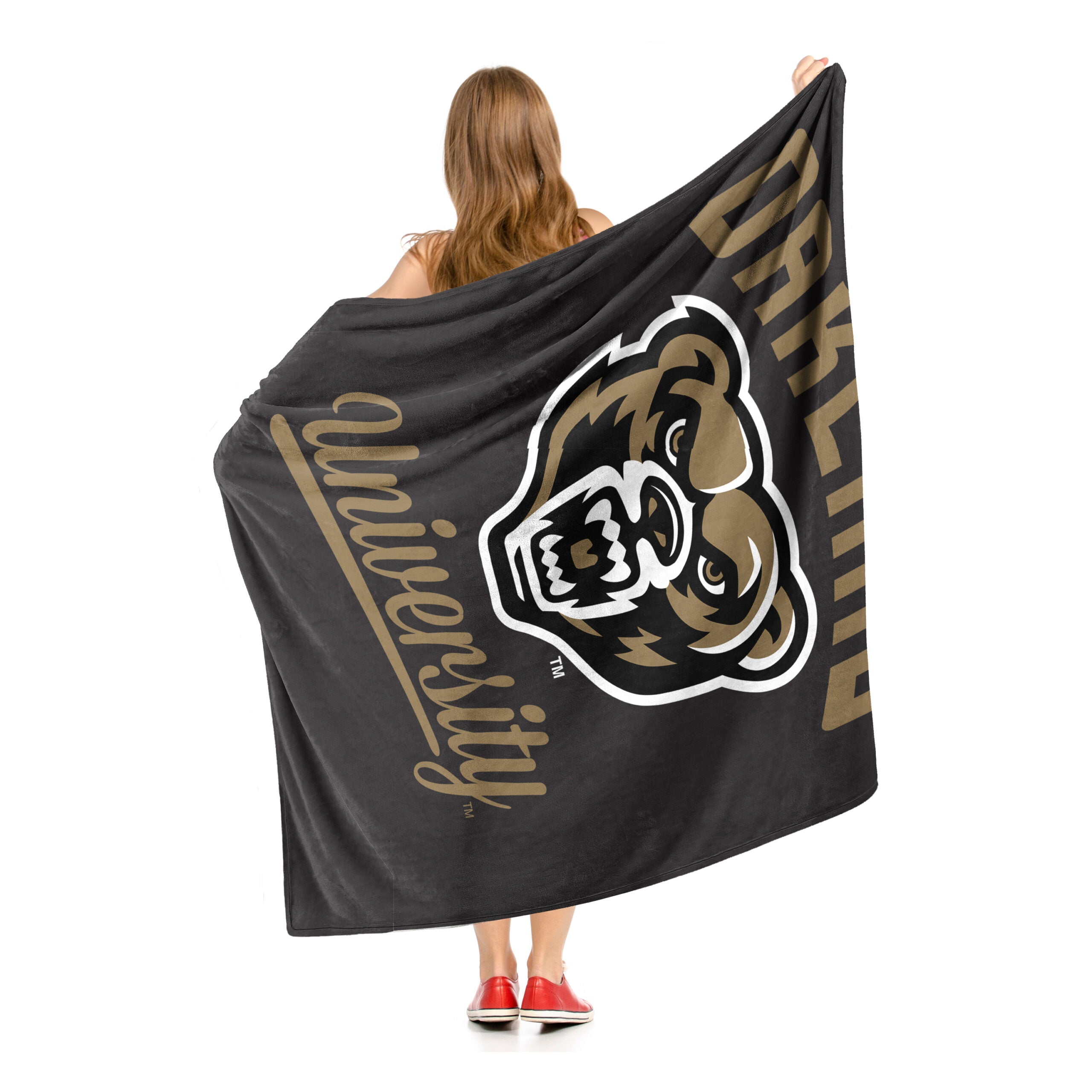 NCAA Oakland Alumni Silk Touch Throw Blanket 50x60 Inches