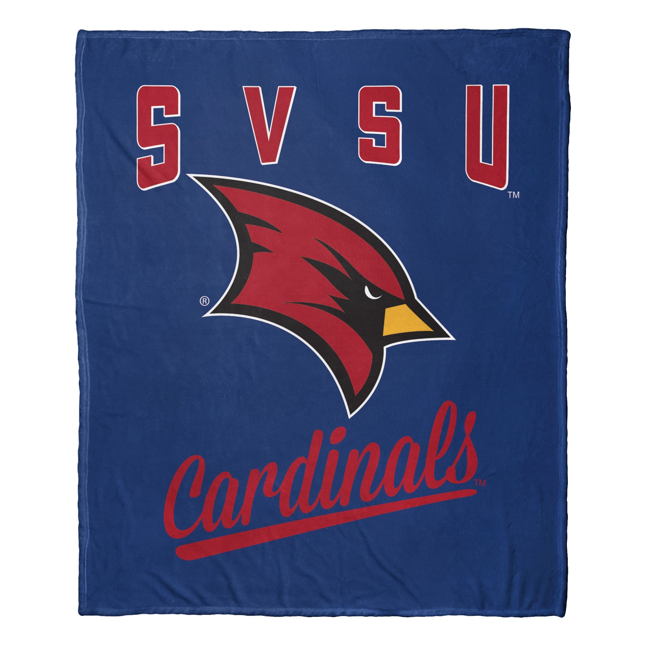 NCAA Saginaw Valley State Cardinals Alumni Silk Touch Throw Blanket 50x60 Inches