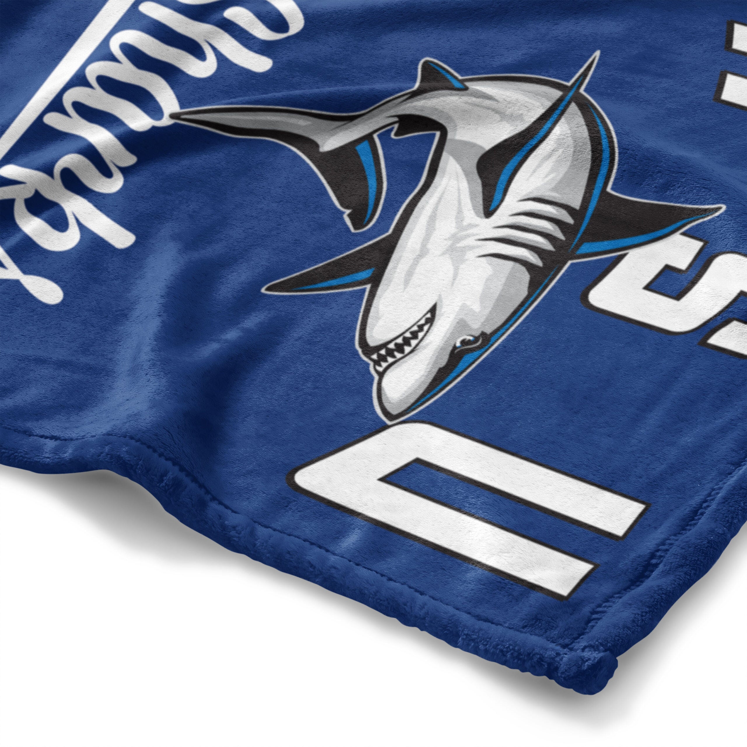 NCAA Nova SouthEastern Sharks Alumni Silk Touch Throw Blanket 50x60 Inches
