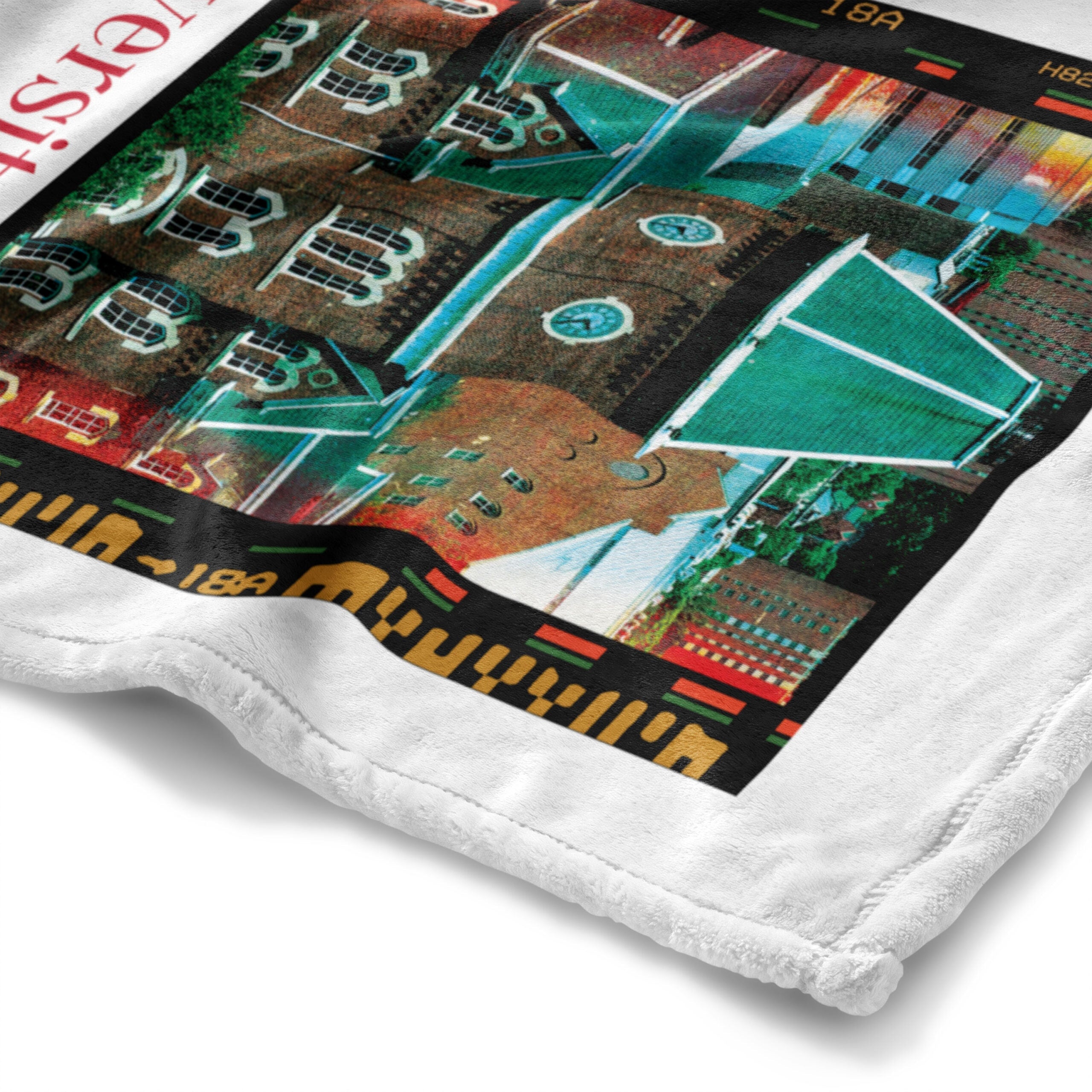 NCAA Campus Life Ohio State Buckeyes Silk Touch Throw Blanket 50x60 Inches
