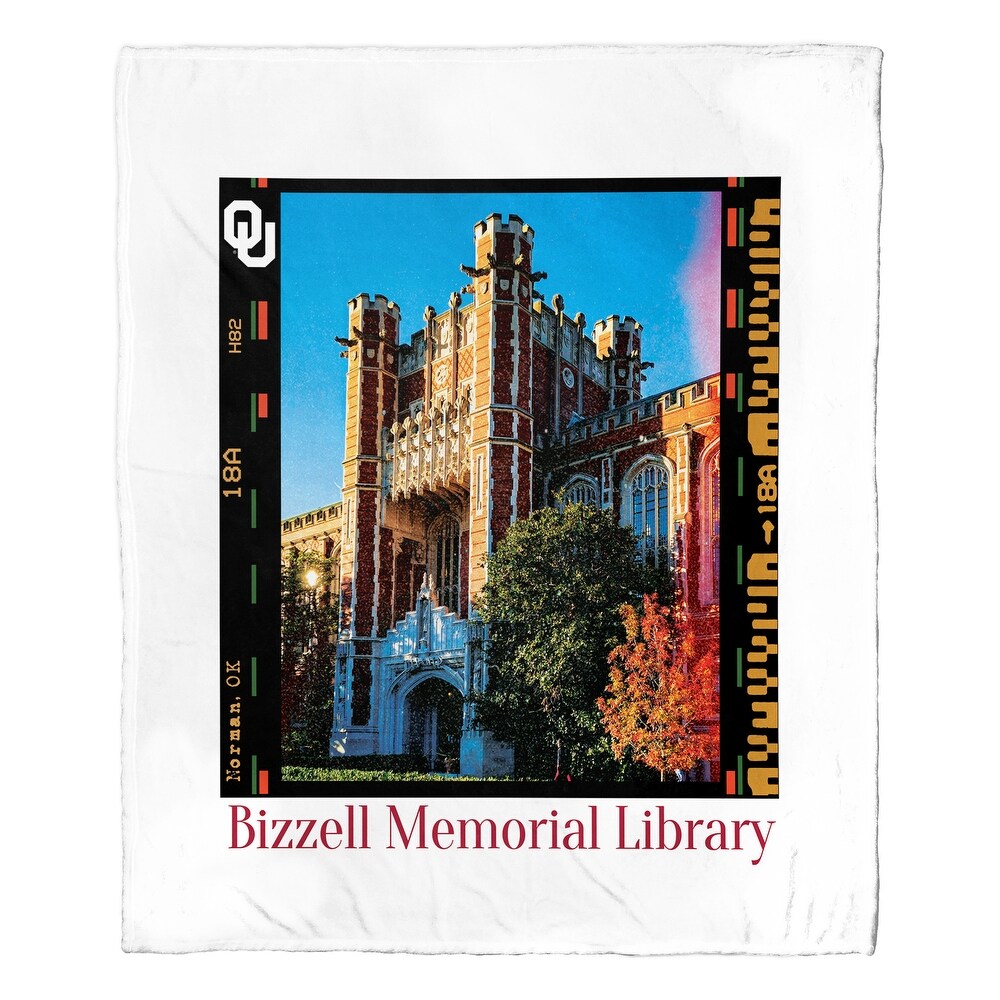 NCAA Campus Life Oklahoma Sooners Silk Touch Throw Blanket 50x60 Inches