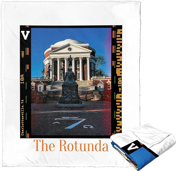 NCAA Campus Life Virginia Cavaliers Silk Touch Throw Blanket 50x60 Inches