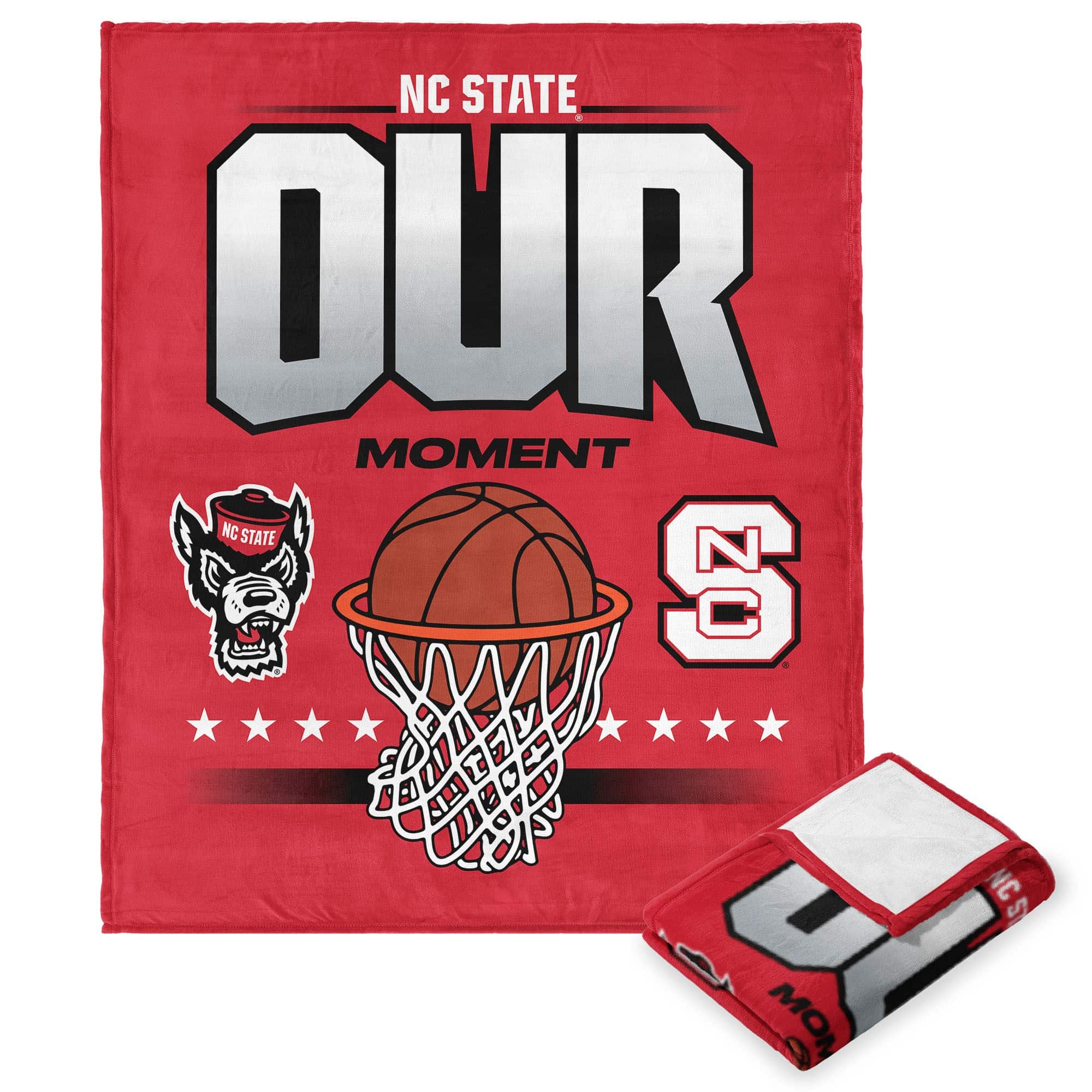 NCAA NC State Wolfpack Memory Lane Silk Touch Throw Blanket 50x60 Inches