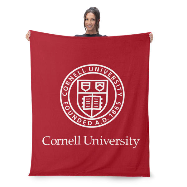 Cornell University Big Red NCAA Silk Touch Throw Blanket 50¡Á60 Inches