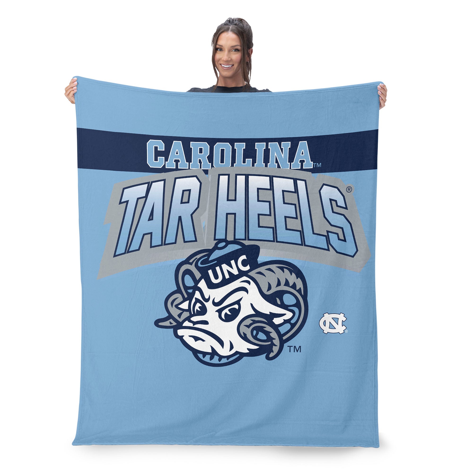 UNC Tar Heels Silk Touch throw Blanket 50x60 Inches