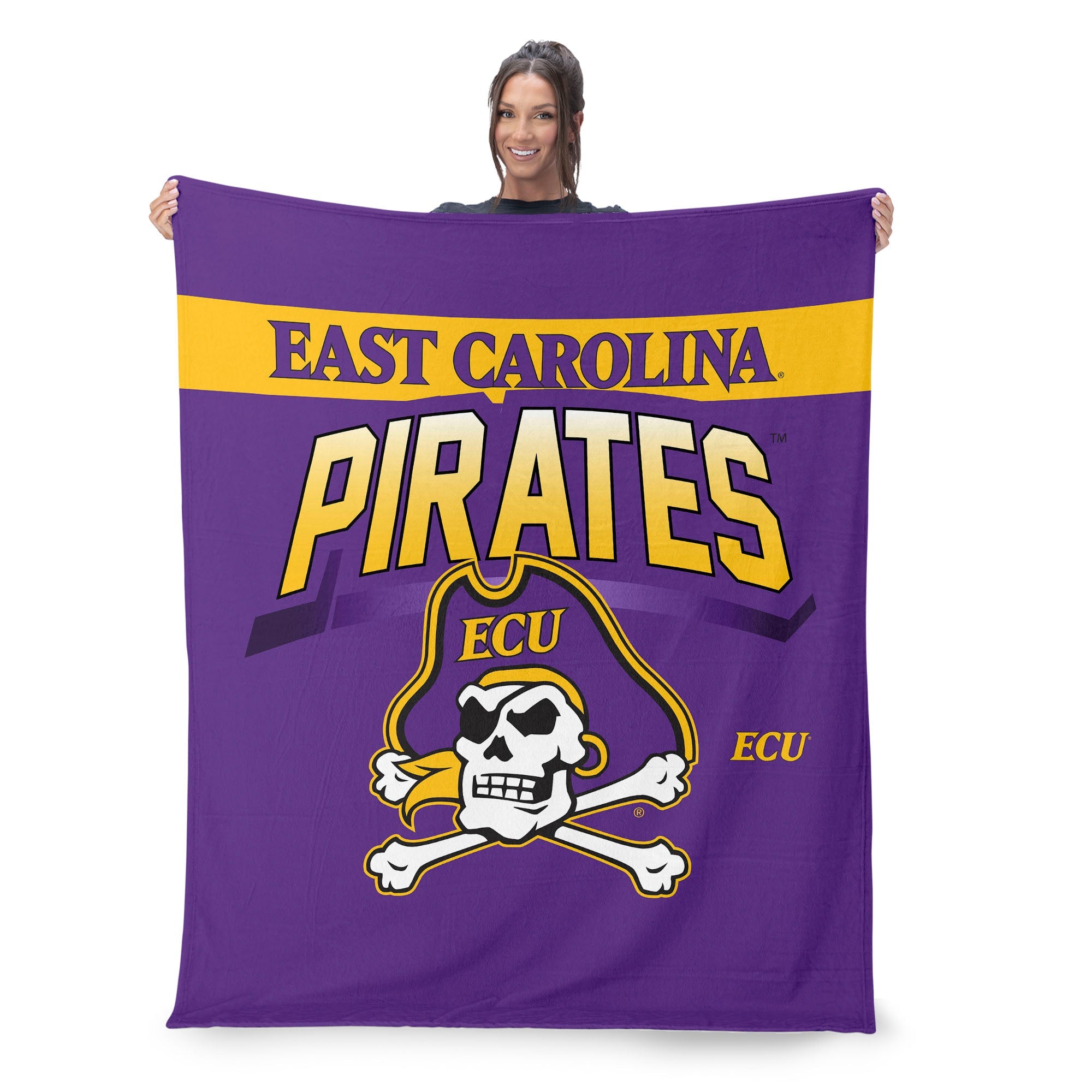 East Carolina Pirates Silk Touch Throw Blanket 50x60 Inches