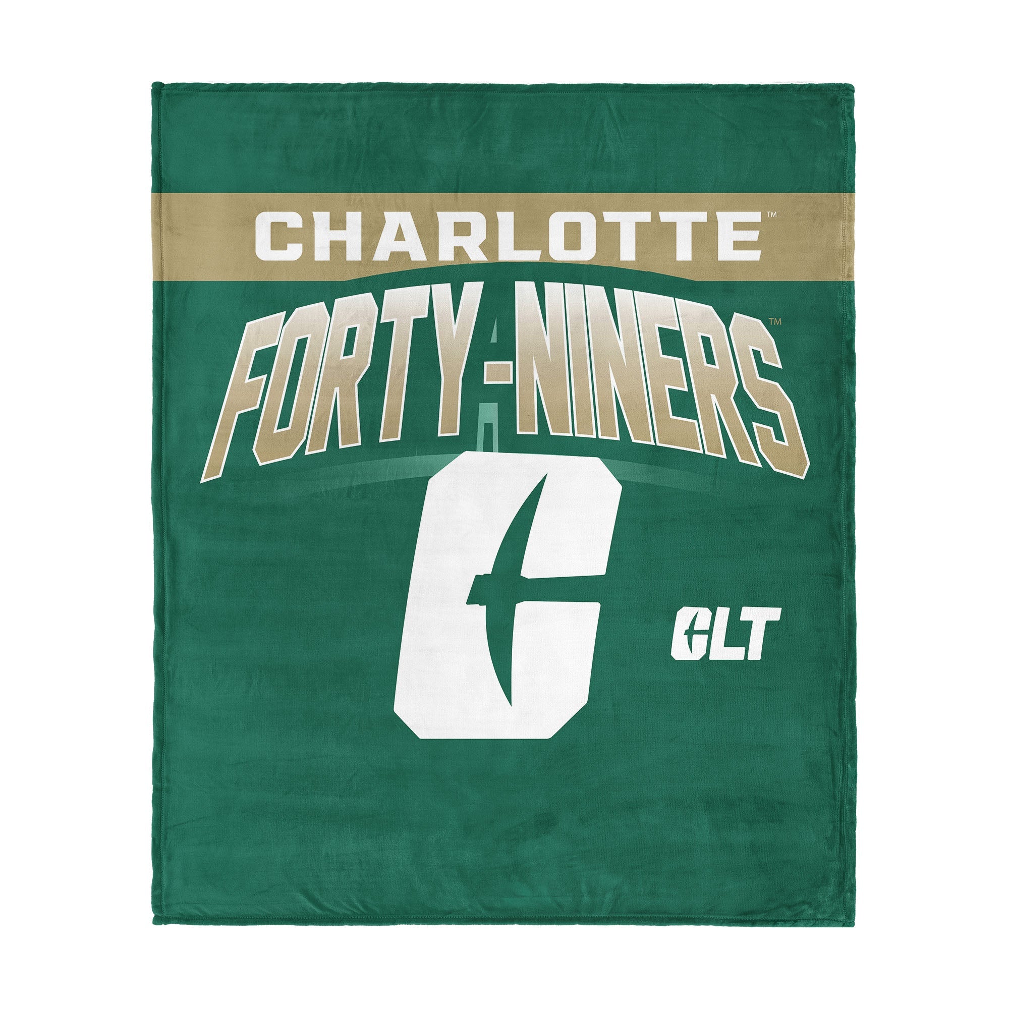 UNC Charlotte 49ers Silk Touch Throw Blanket 50x60 Inches