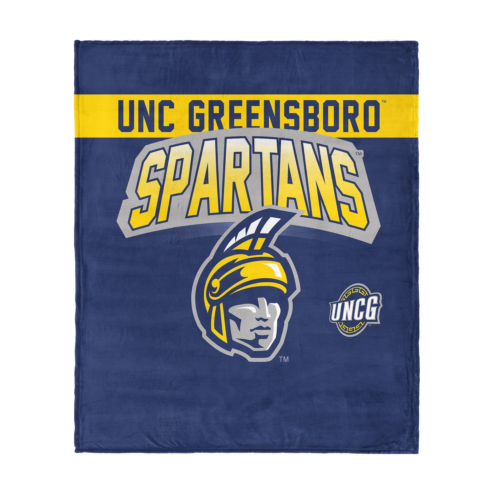 UNC Greensboro Spartans Silk Touch Throw Blanket 50x60 Inches