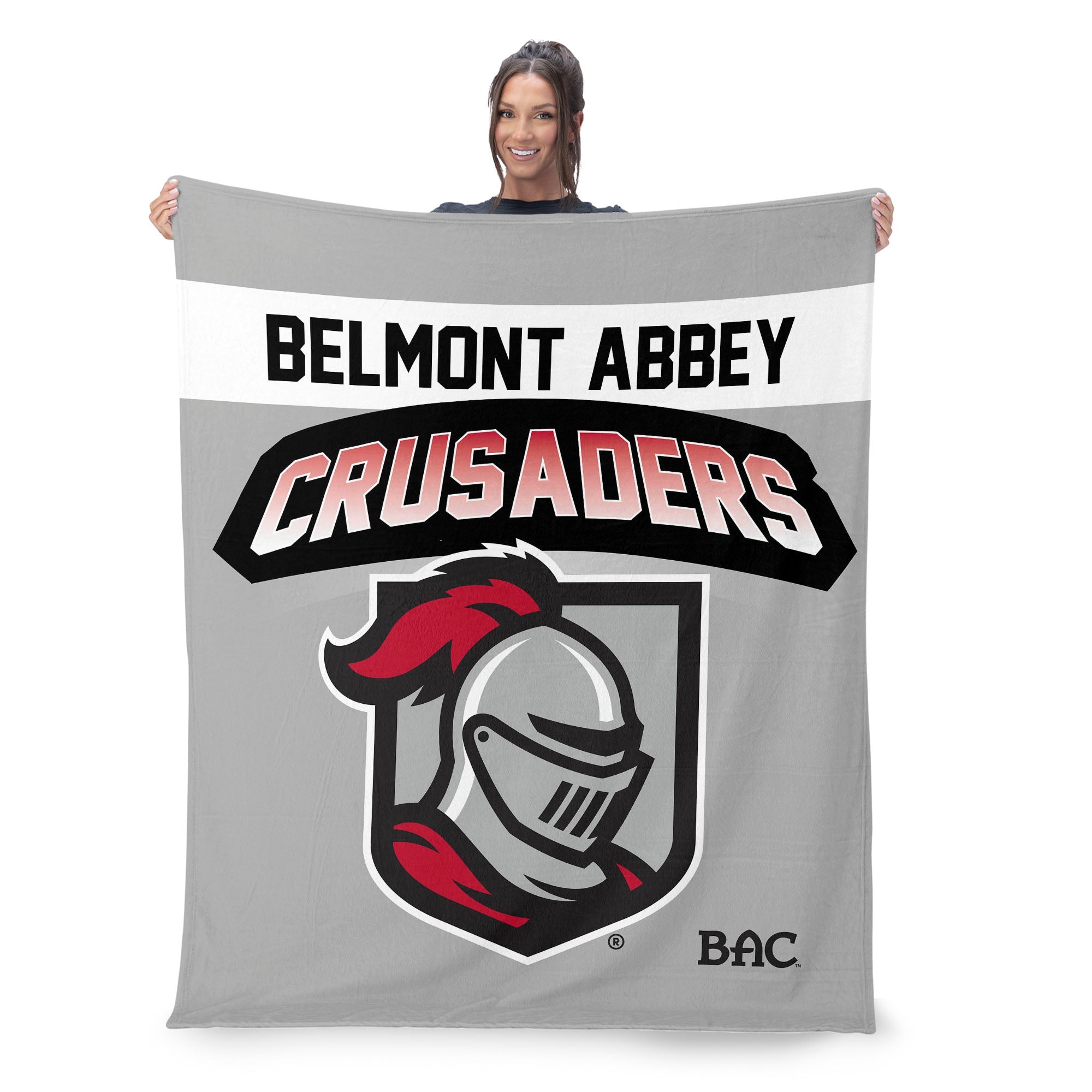 Belmont Abbey Crusaders Silk Touch Throw Blanket 50x60 Inches