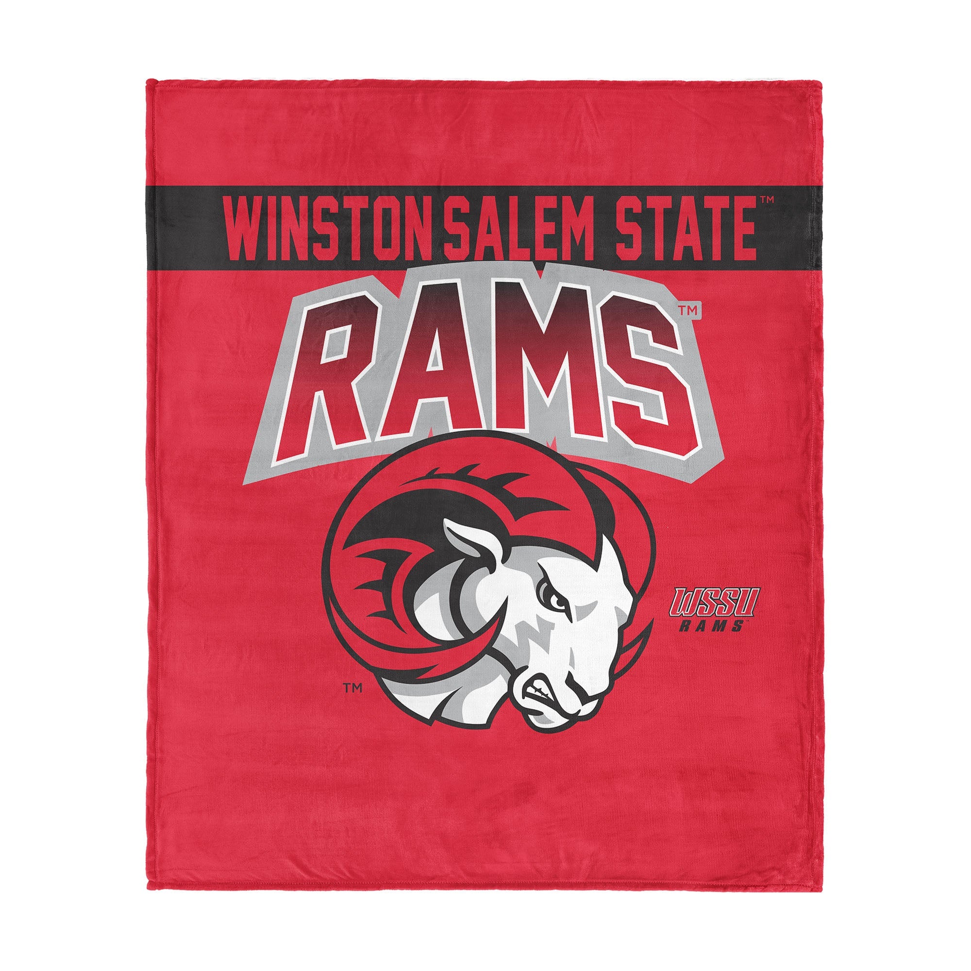Winston-Salem State Rams Silk Touch Throw Blanket 50x60 Inches