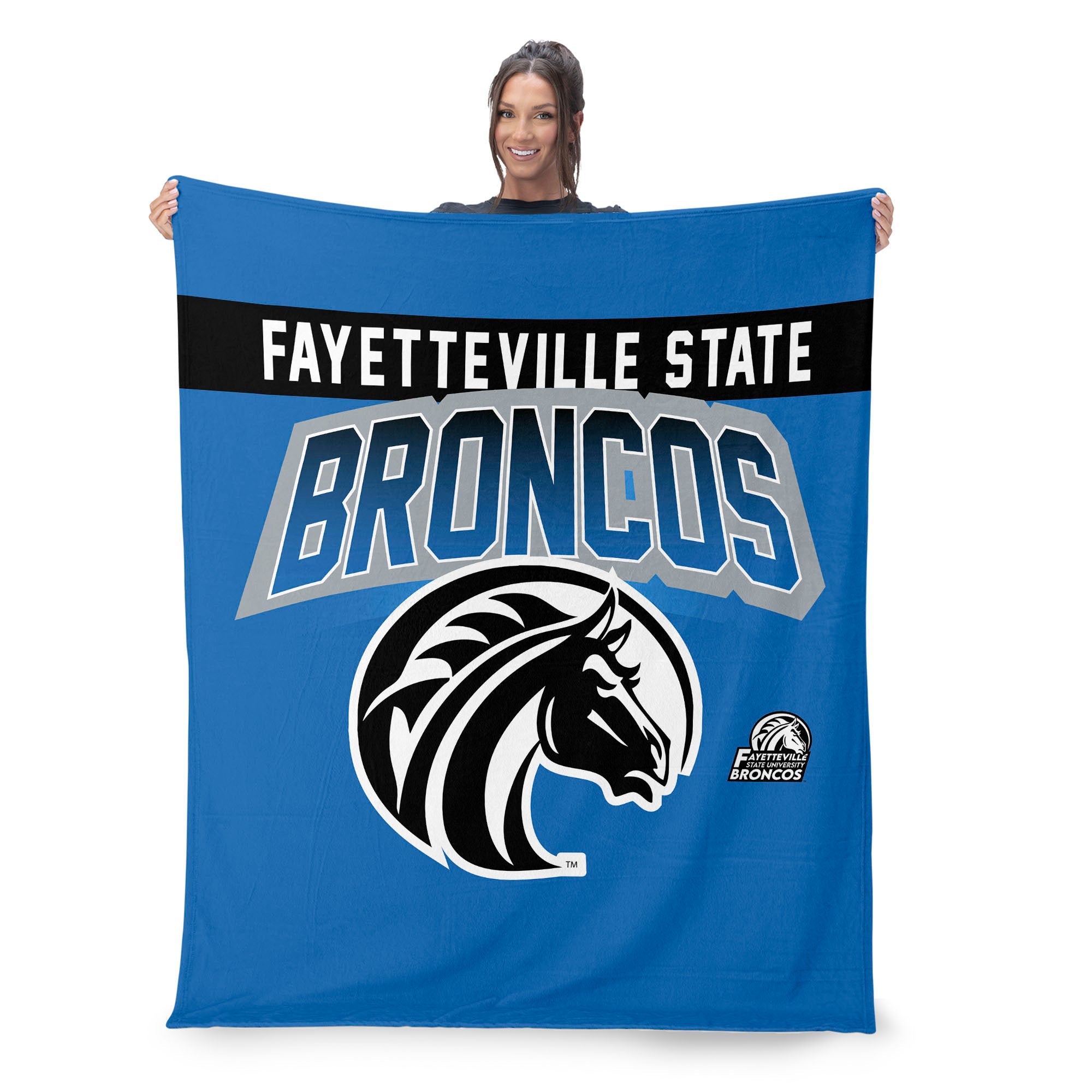 Fayetteville State Broncos Silk Touch Throw Blanket 50x60 Inches