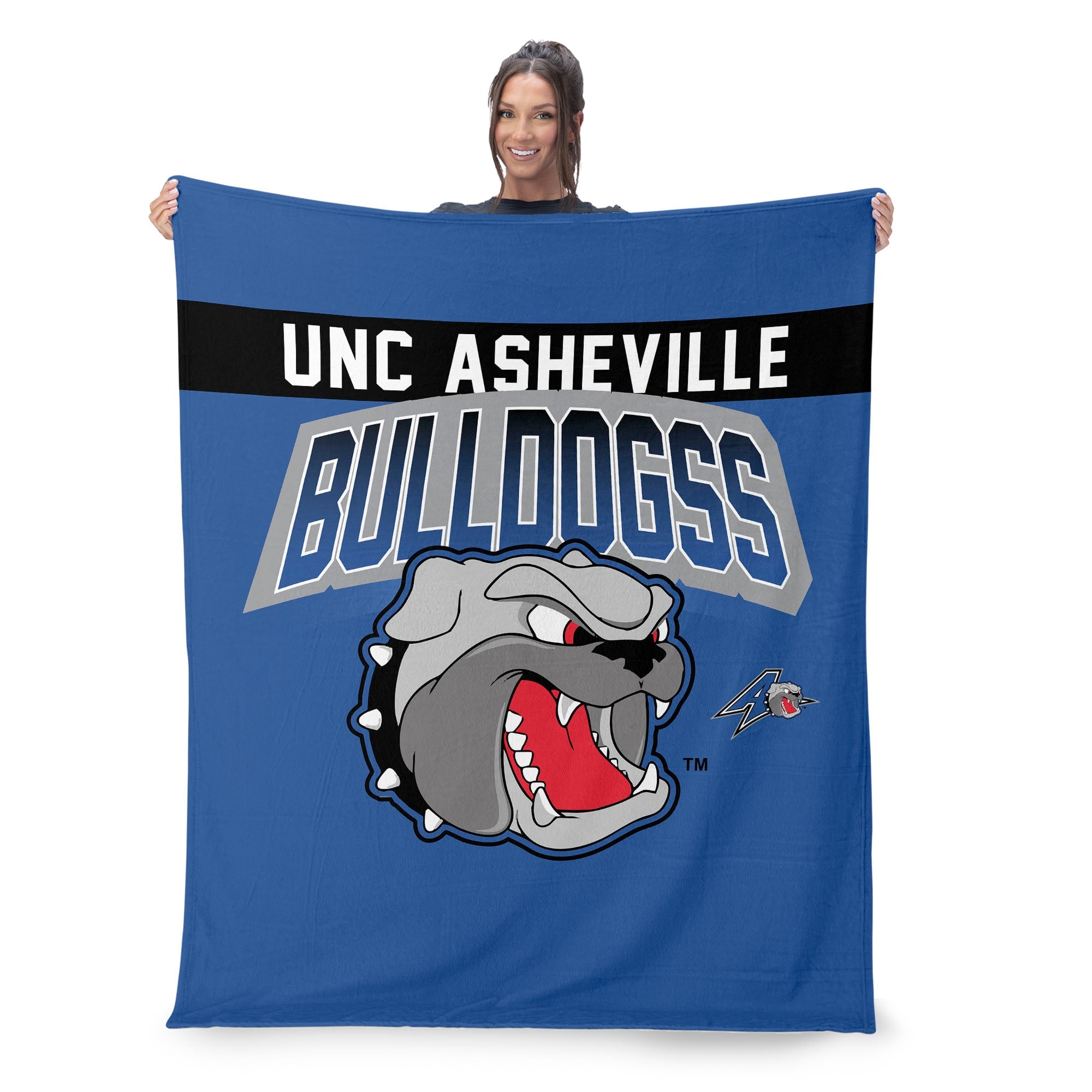 UNC Asheville Bulldogs Silk Touch Throw Blanket 50x60 Inches