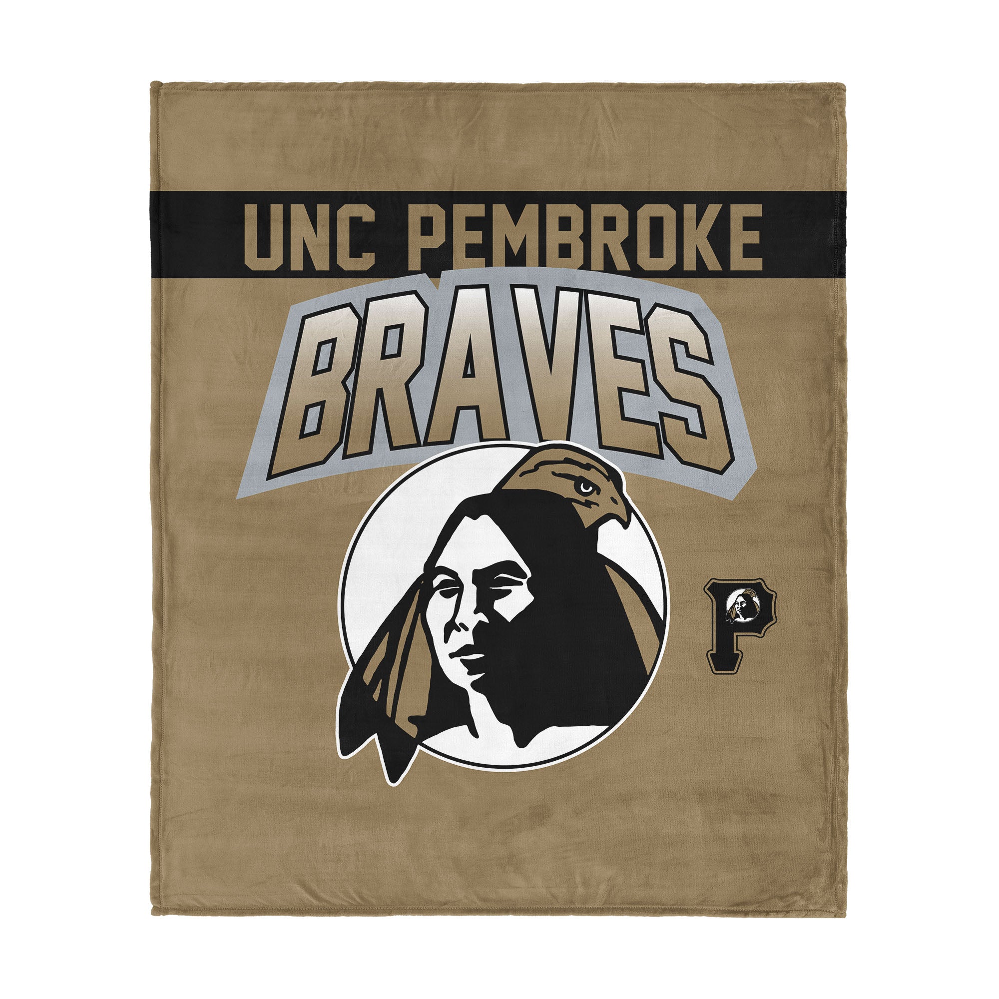 UNC Pembroke Braves Silk Touch Throw Blanket 50x60 Inches