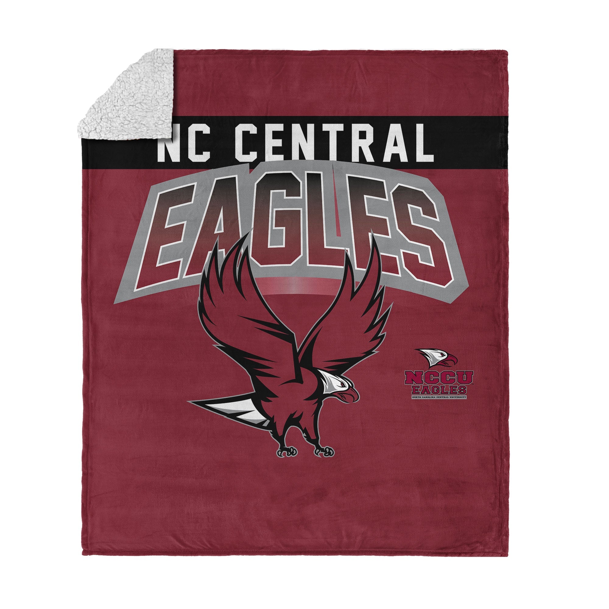 North Carolina Central Eagles Silk Touch Sherpa Throw Blanket 50x60 Inches