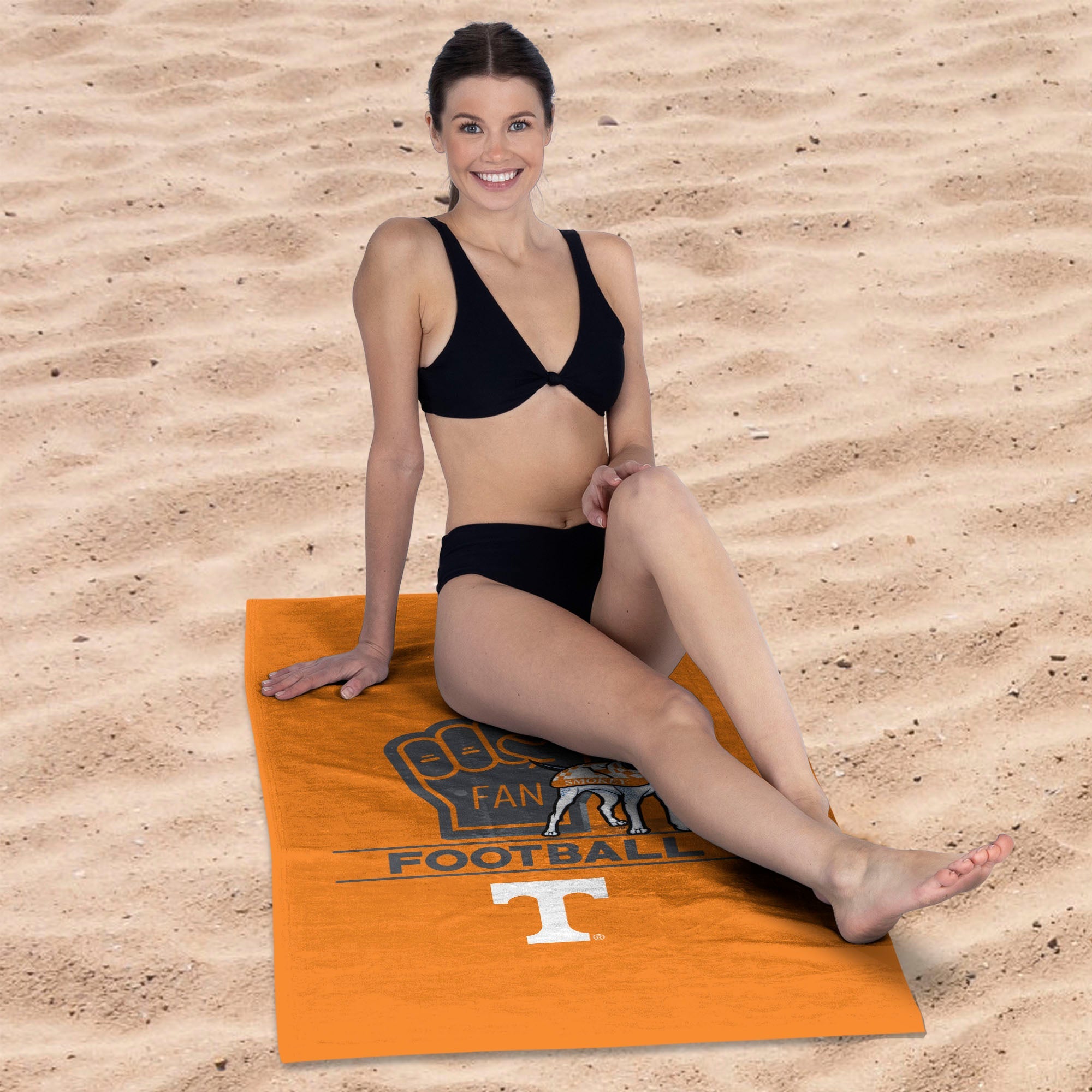 NCAA Tennessee Volunteers Number 1 Fan Beach Towel 30x60 Inches