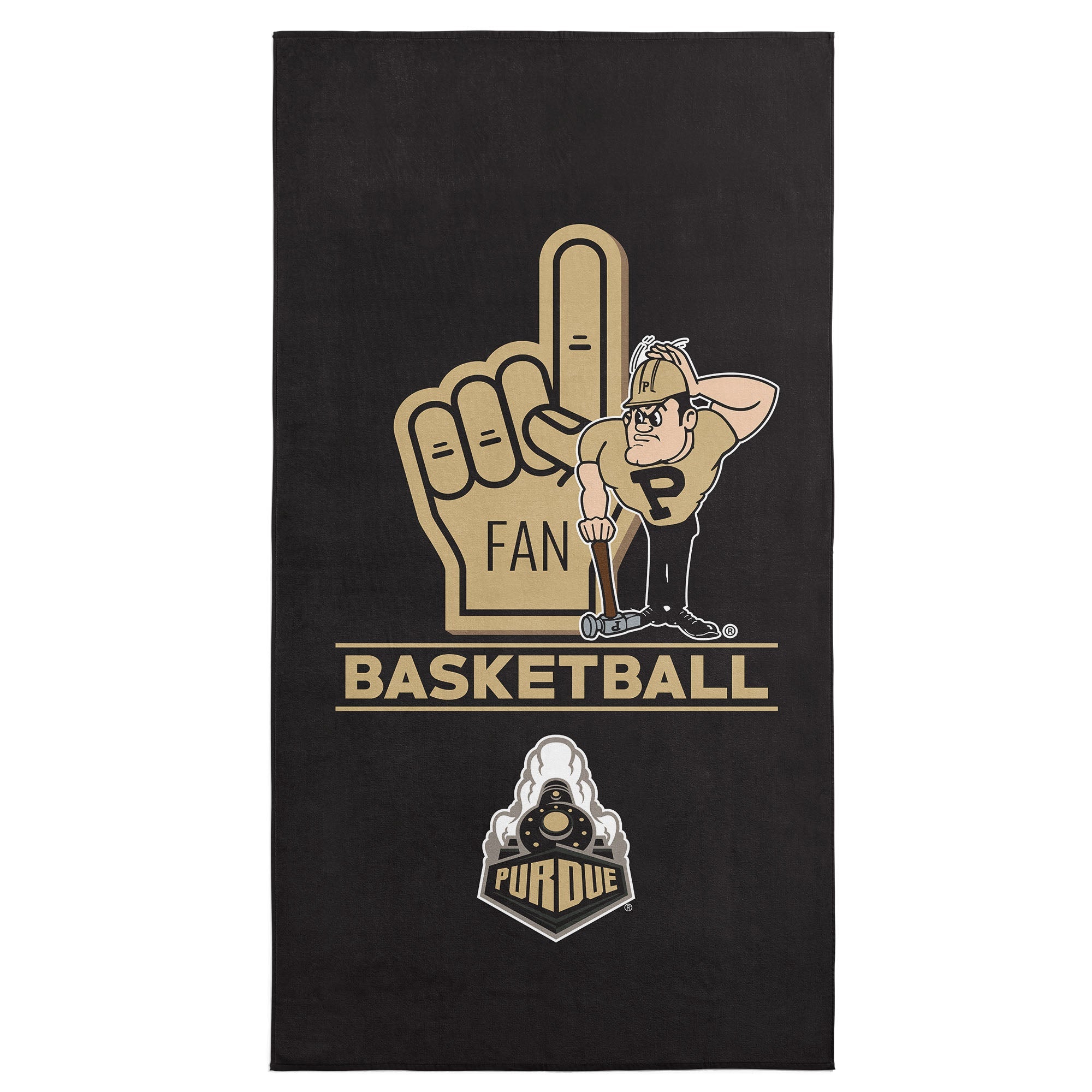 NCAA Purdue Boilermakers Number 1 Fan Beach Towel 30x60 Inches