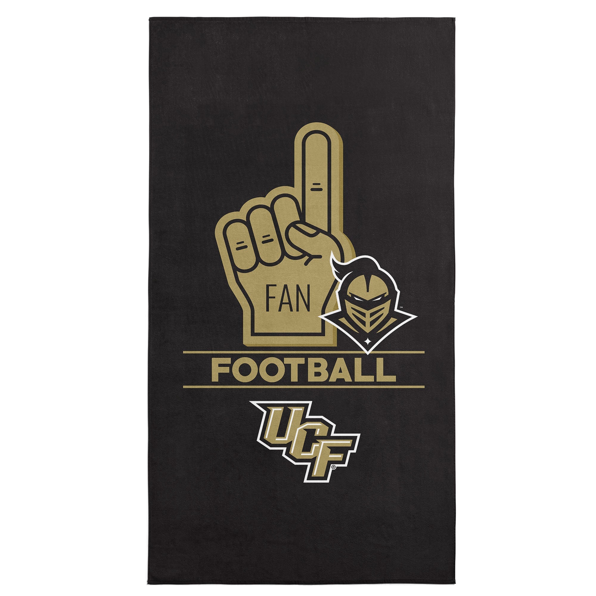 NCAA Central Florida Knights Number 1 Fan Beach Towel 30x60 Inches