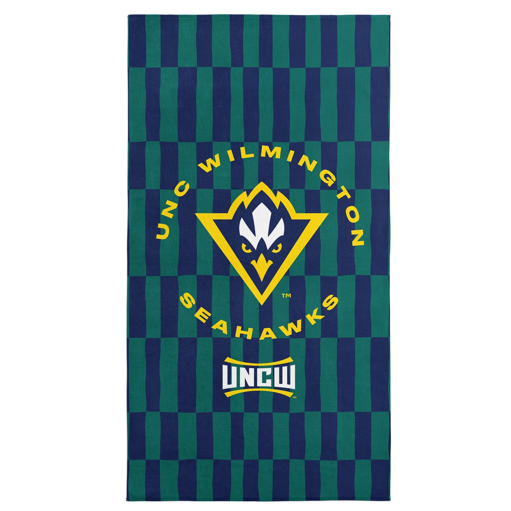 UNC Wilmington Seahawks Beach Towel 30x60 Inches