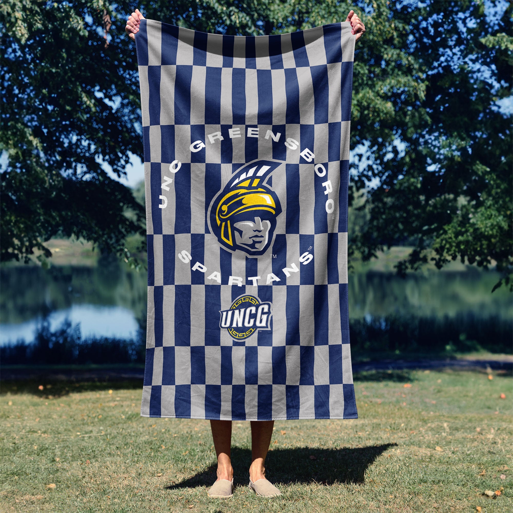 UNC Greensboro Spartans Beach Towel 30x60 Inches