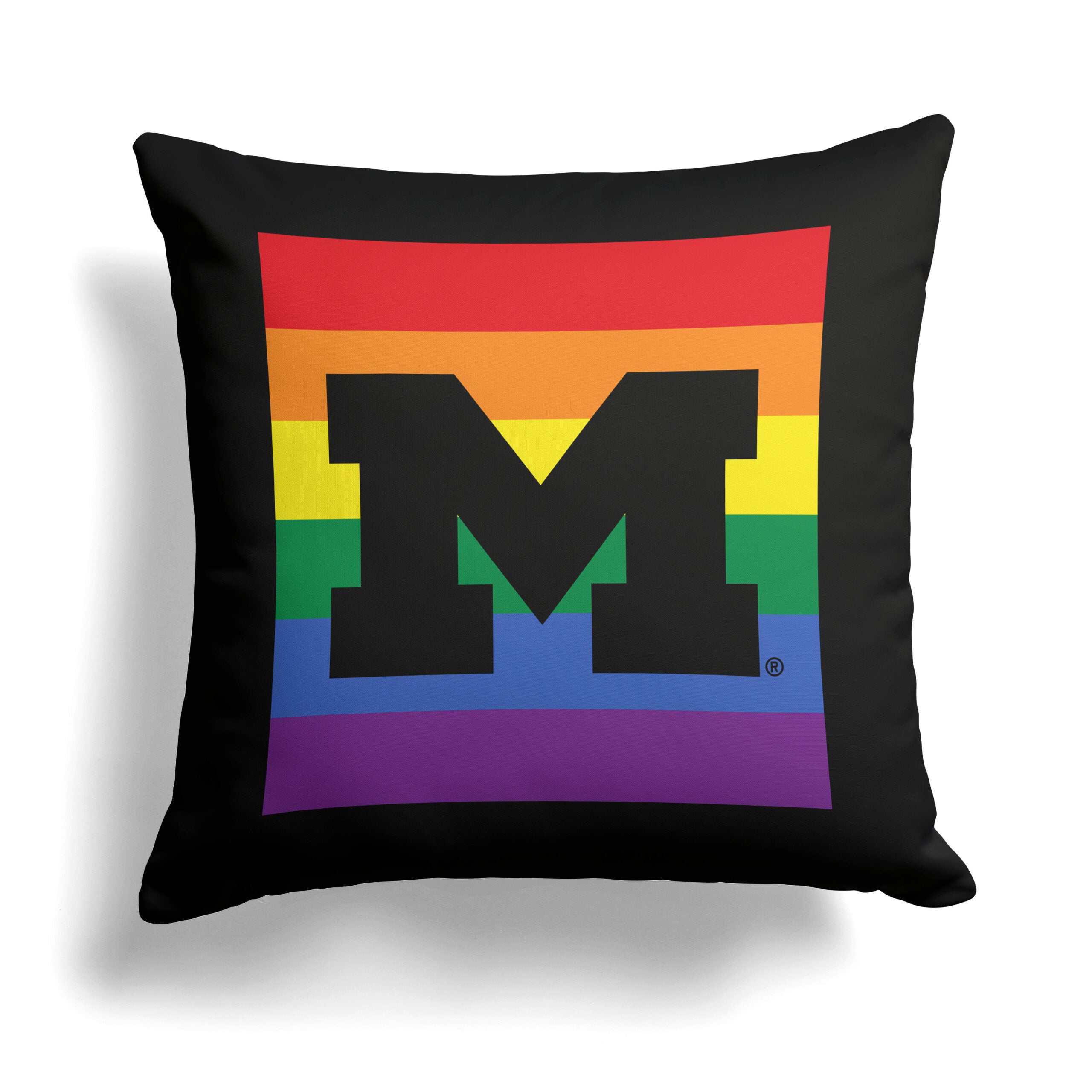 NCAA Michigan Wolverines Pride Series Throw Pillow 18x18 Inches
