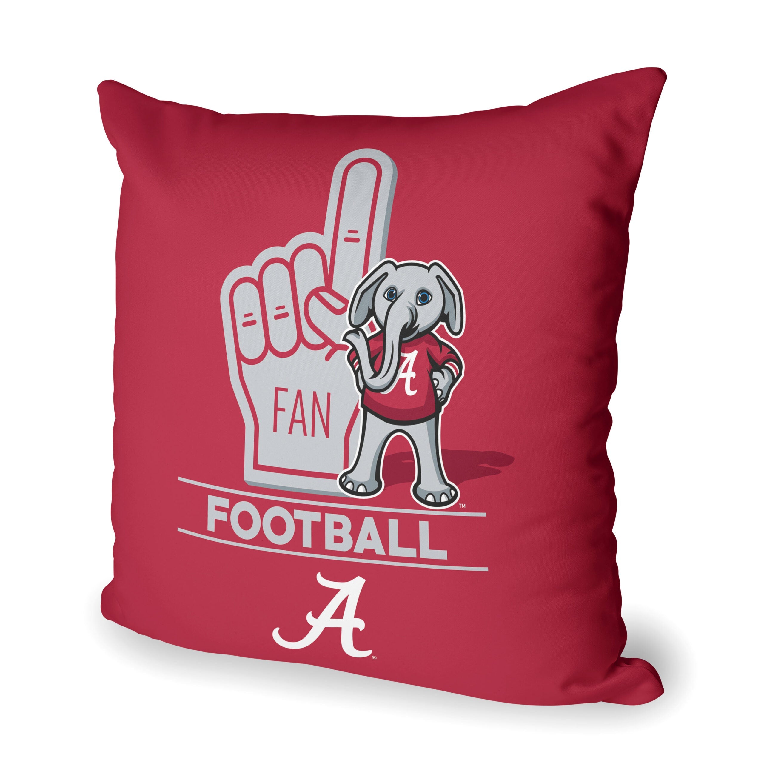 NCAA Alabama Number 1 Fan Throw Pillow 18x18