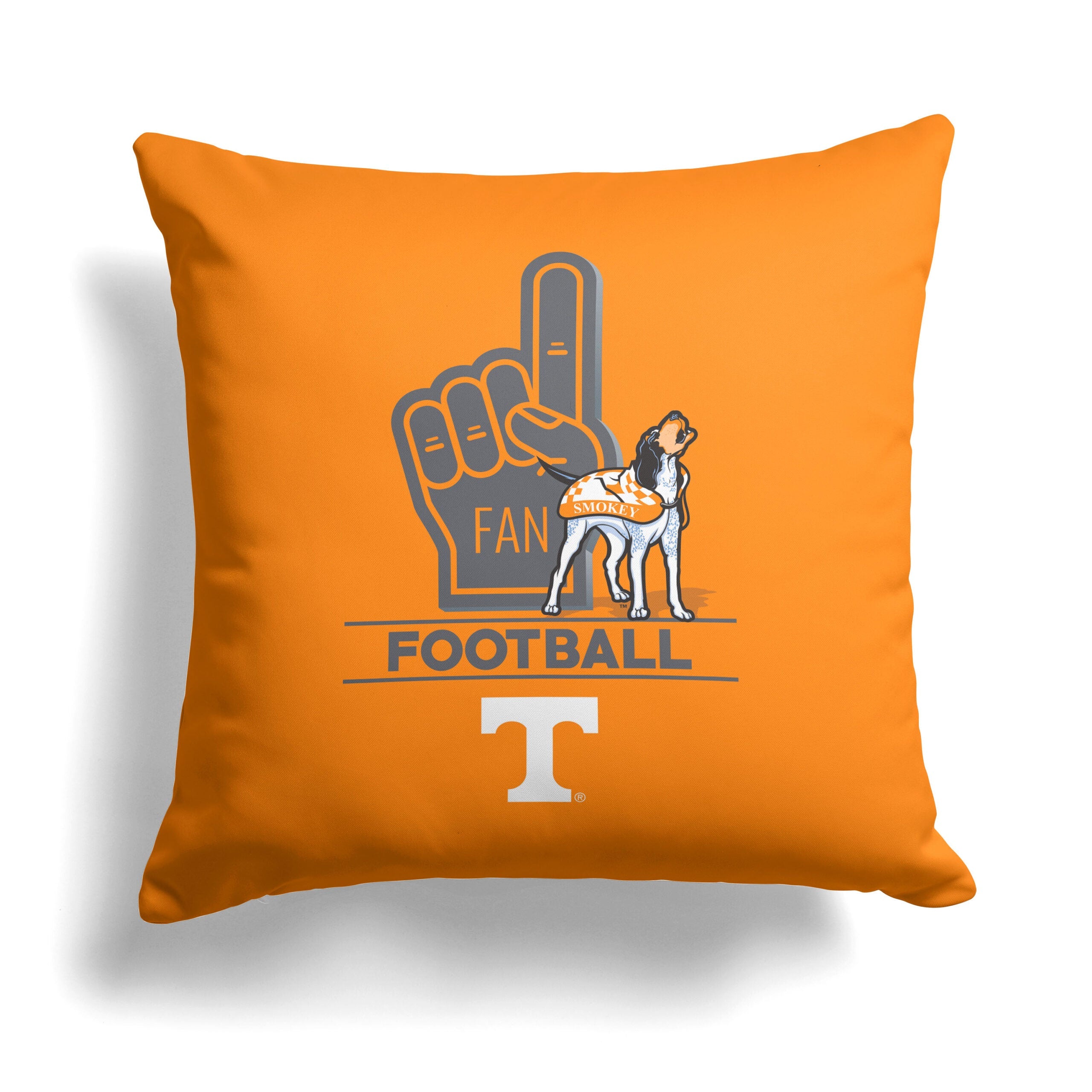 NCAA Tennessee Volunteers Number 1 Fan Throw Pillow 18x18