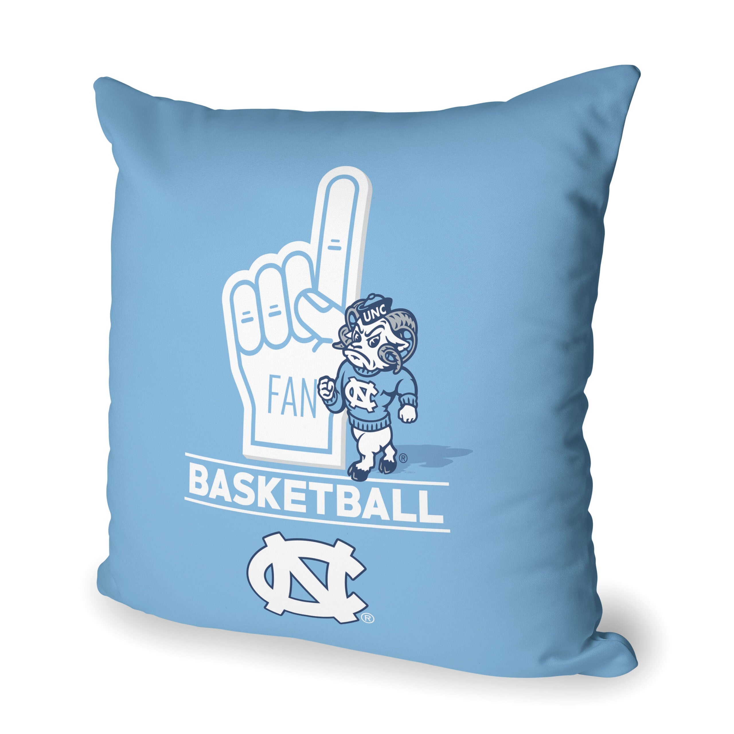 NCAA UNC Tar Heels Number 1 Fan Throw Pillow 18x18