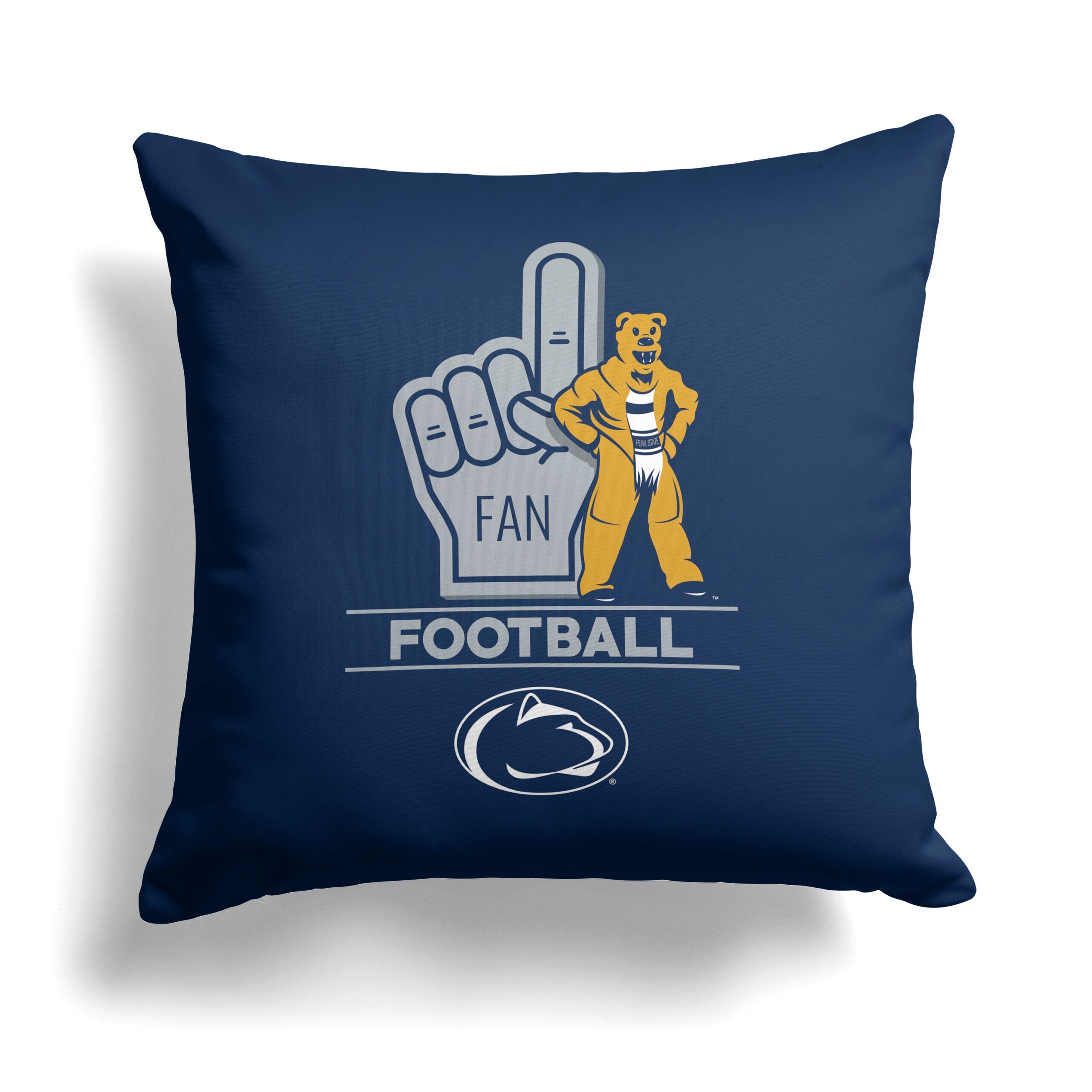 NCAA Penn State Nittany Lions Number 1 Fan Throw Pillow 18x18
