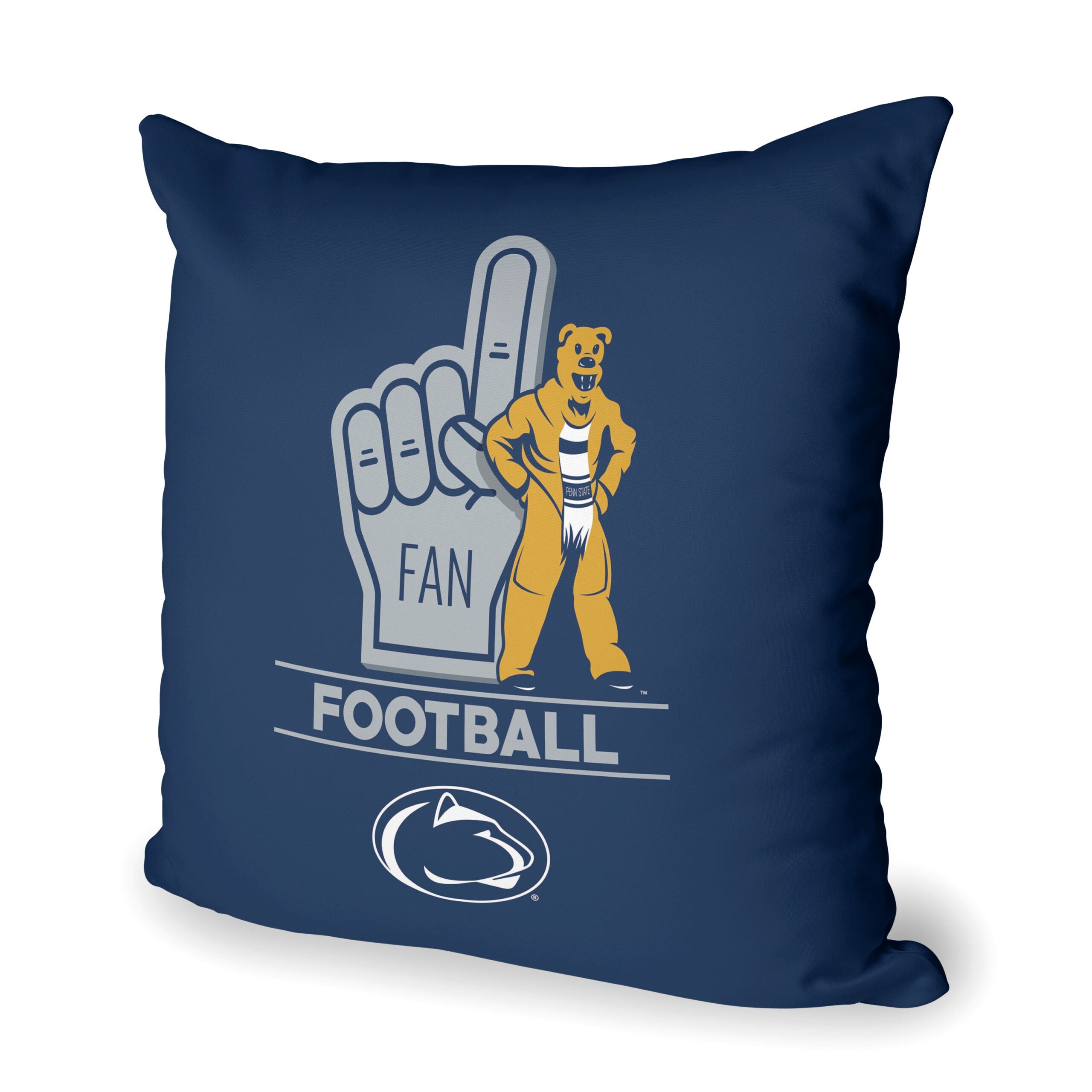 NCAA Penn State Nittany Lions Number 1 Fan Throw Pillow 18x18