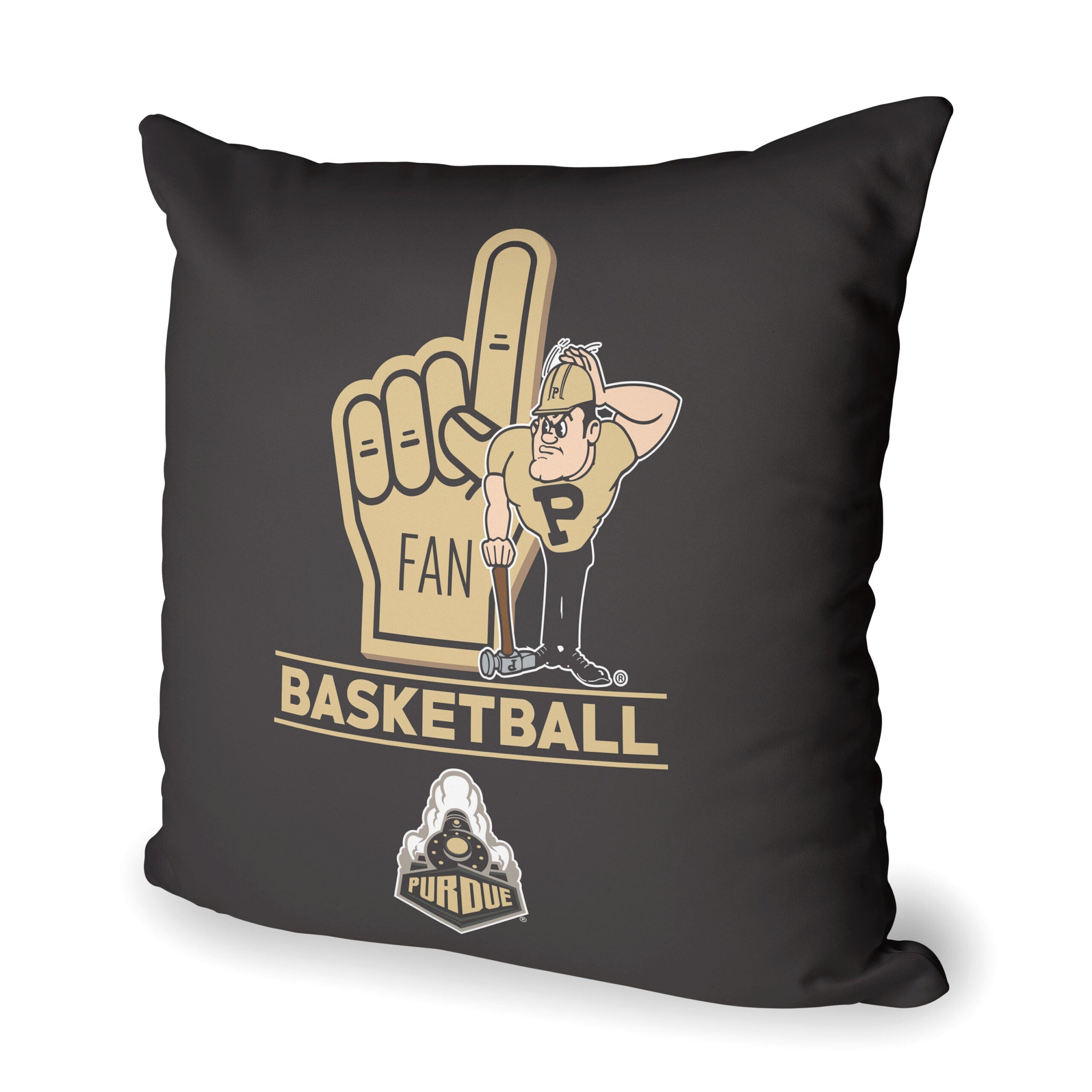 NCAA Purdue Boilermakers Number 1 Fan Throw Pillow 18x18