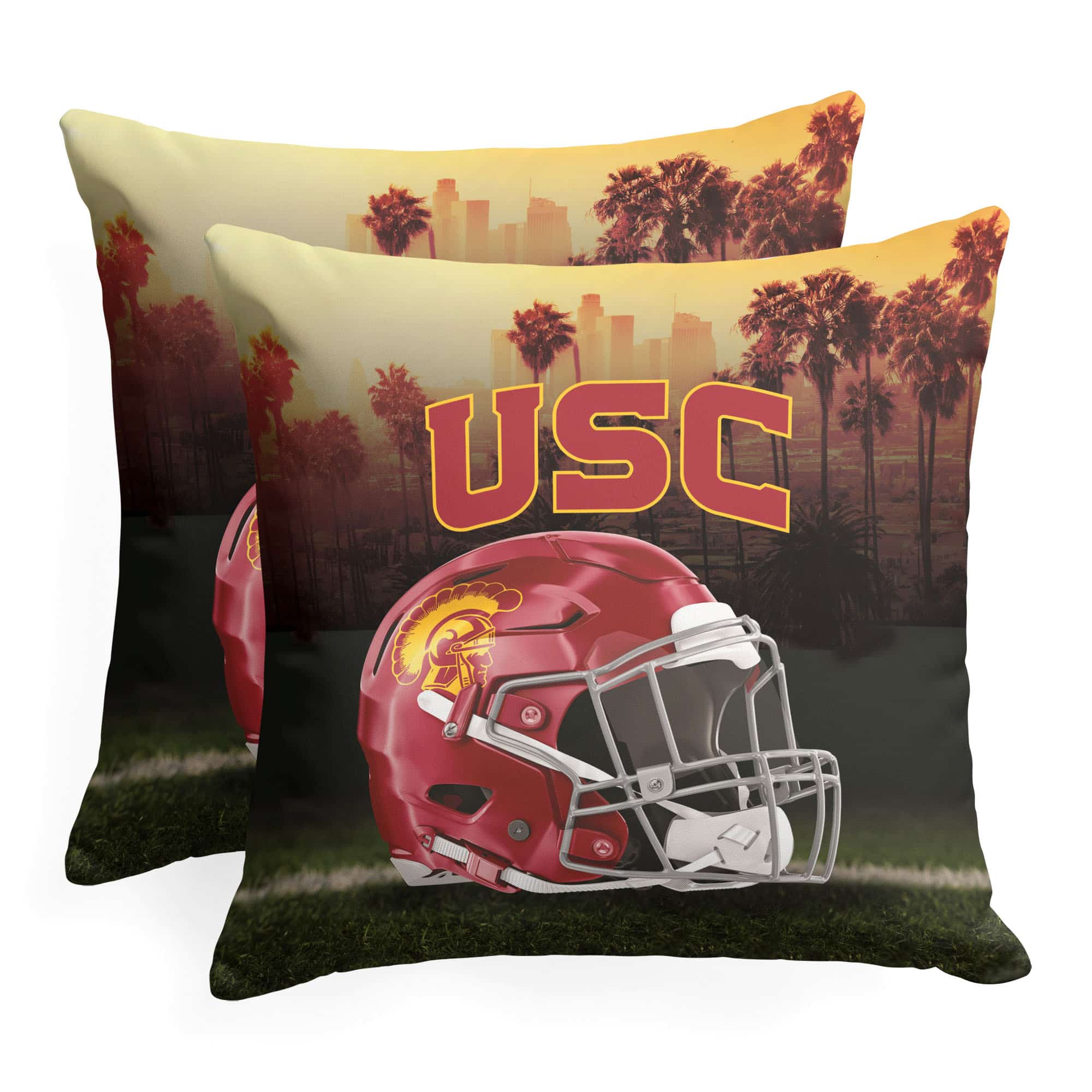 NCAA Trojan Love USC Throw Pillow