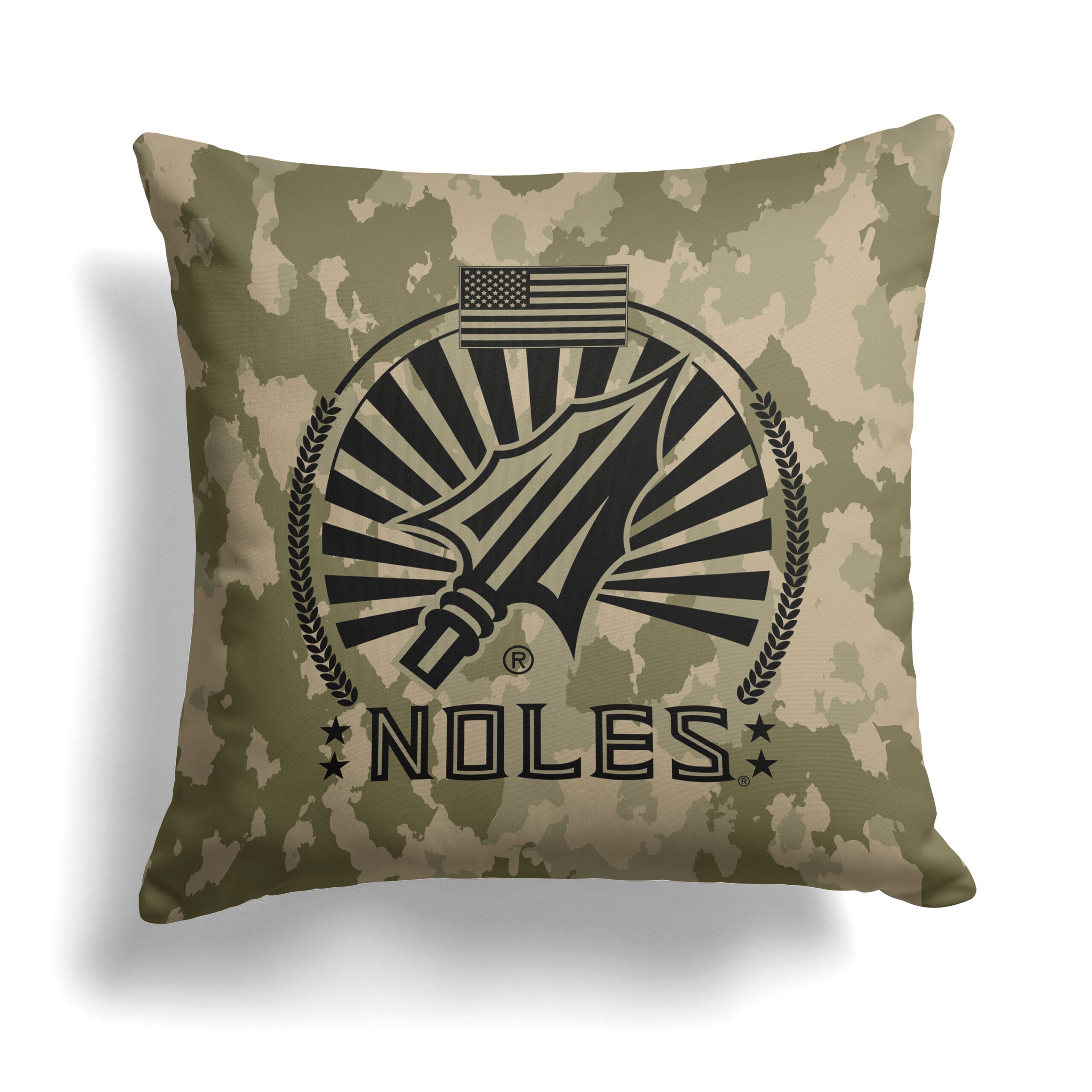 NCAA Military Appreciation Florida State Throw Pillow 18x18 Inches