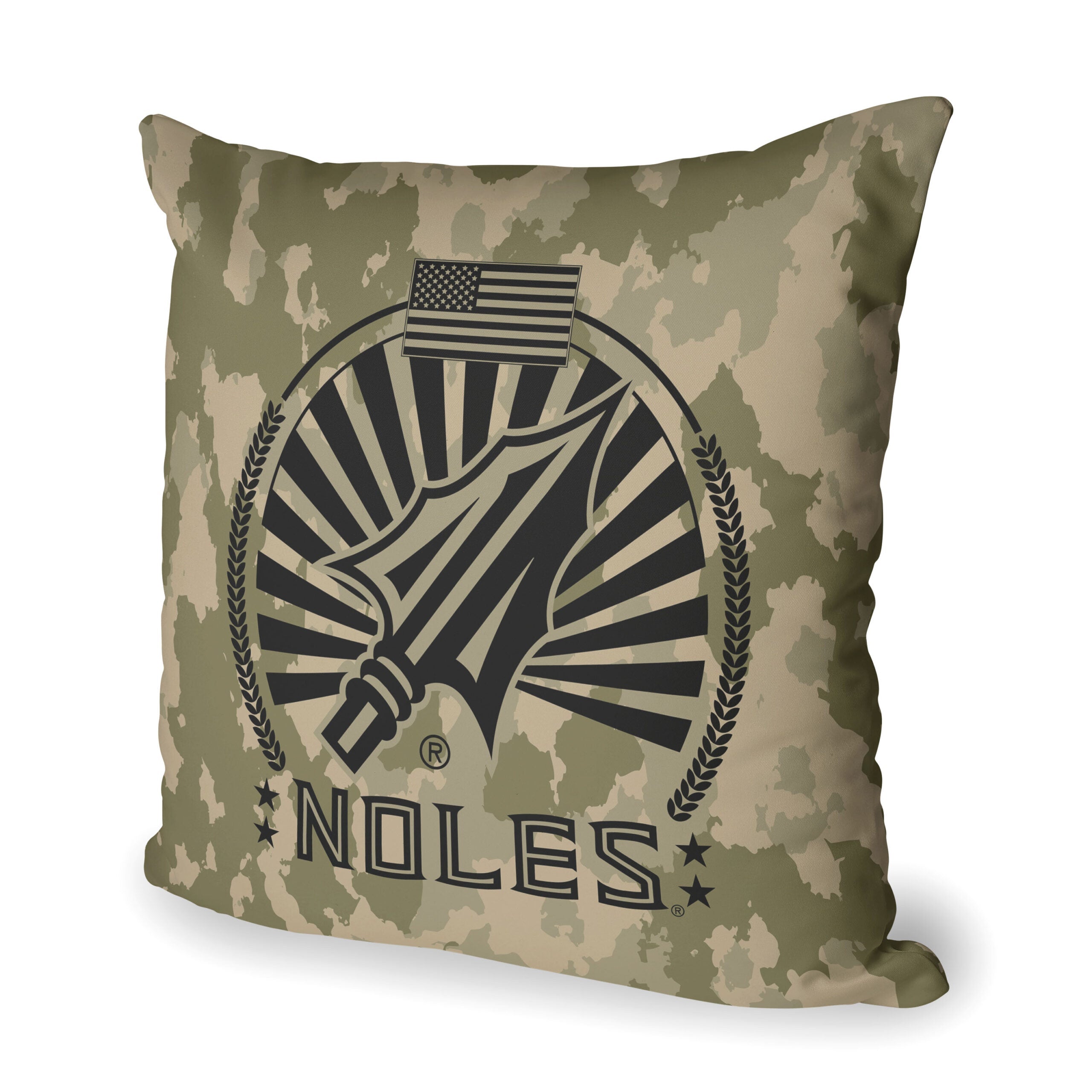 NCAA Military Appreciation Florida State Throw Pillow 18x18 Inches